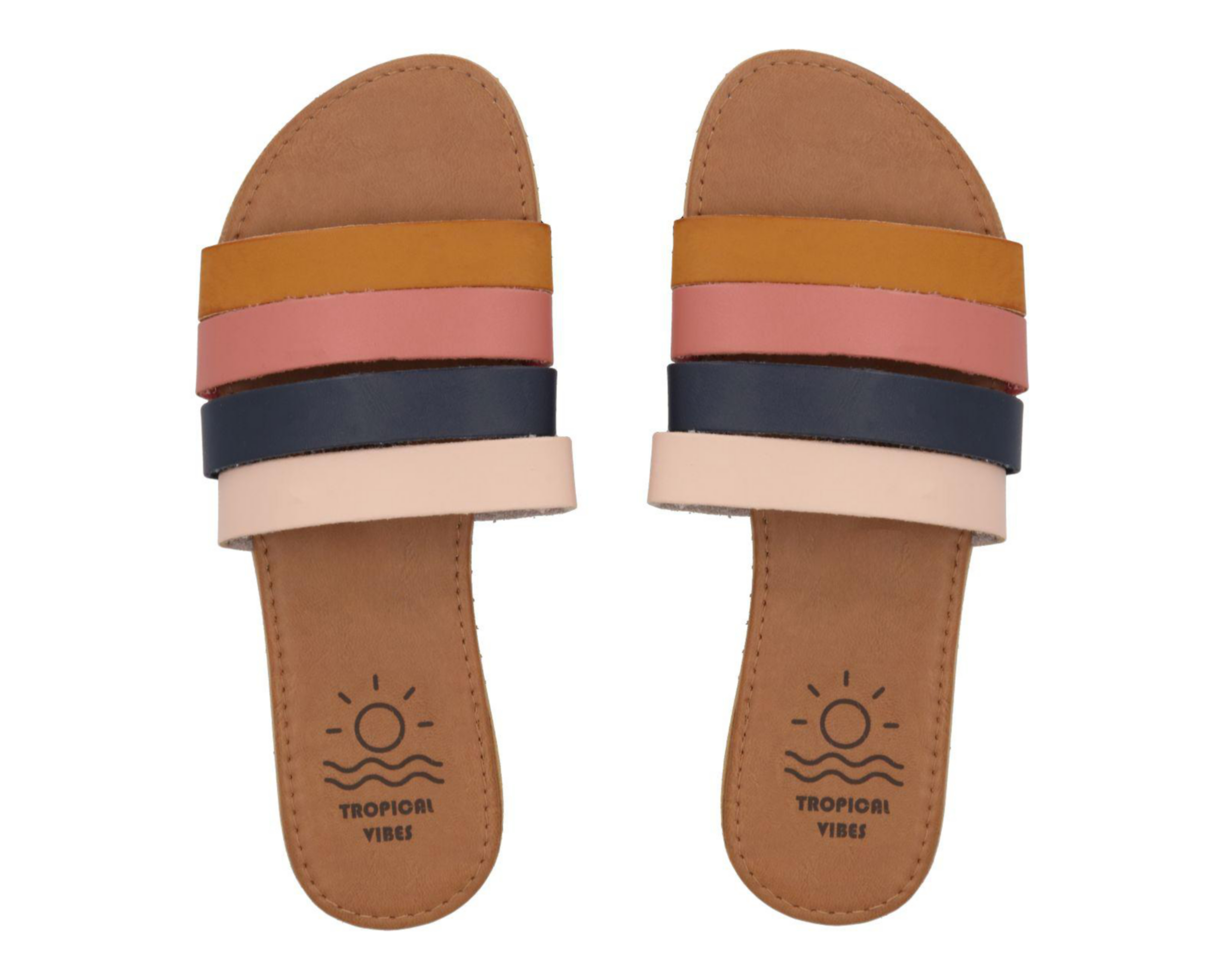 Foto 4 pulgar | Sandalias Casuales Tropical Vibes para Mujer