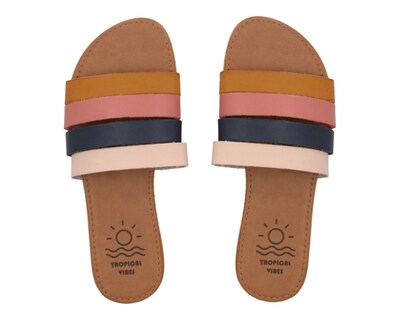 Foto 3 | Sandalias Casuales Tropical Vibes para Mujer