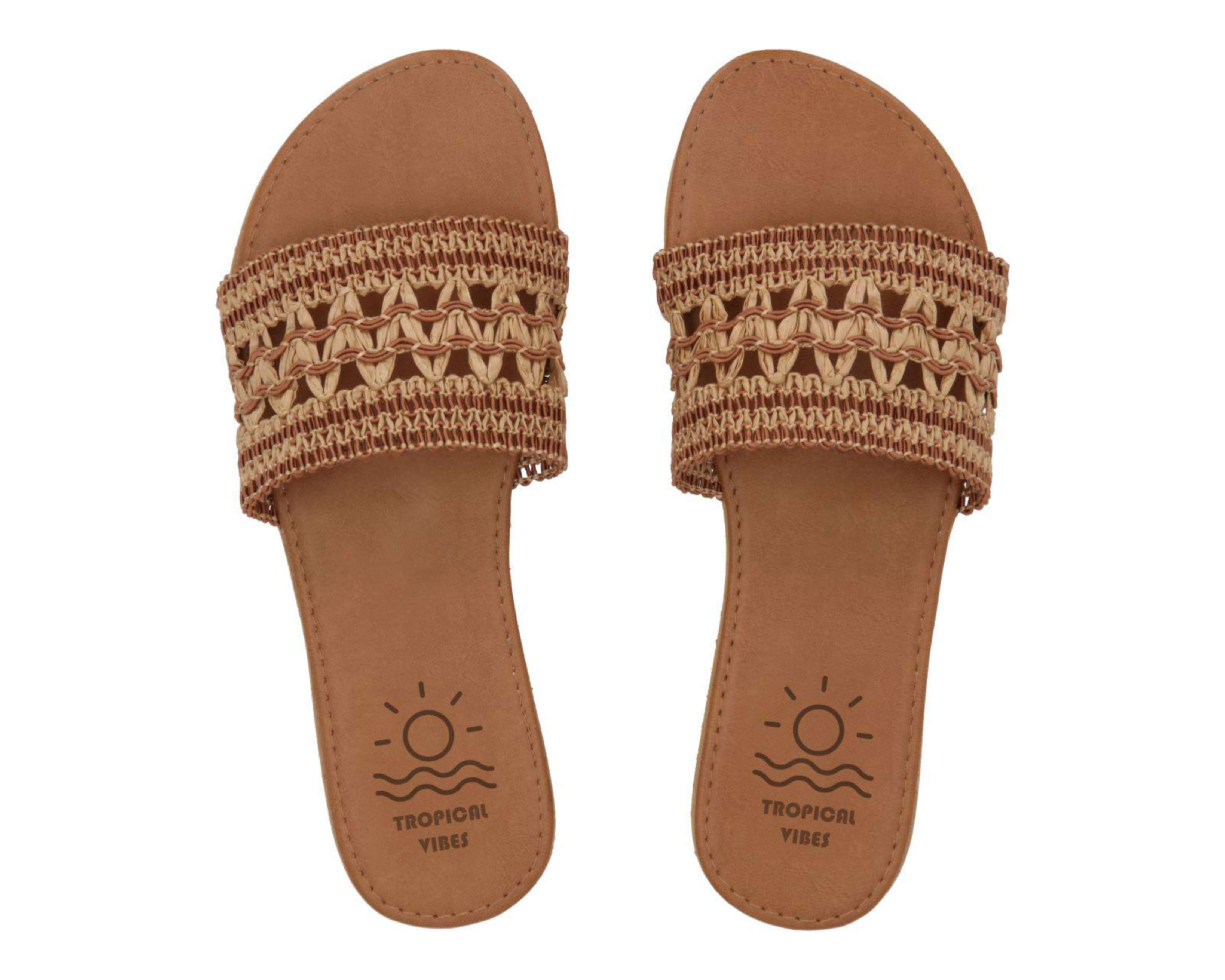 Foto 4 pulgar | Sandalias Casuales Tropical Vibes para Mujer