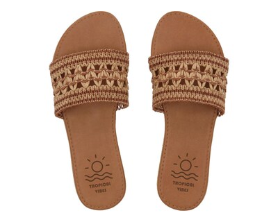 Foto 3 | Sandalias Casuales Tropical Vibes para Mujer