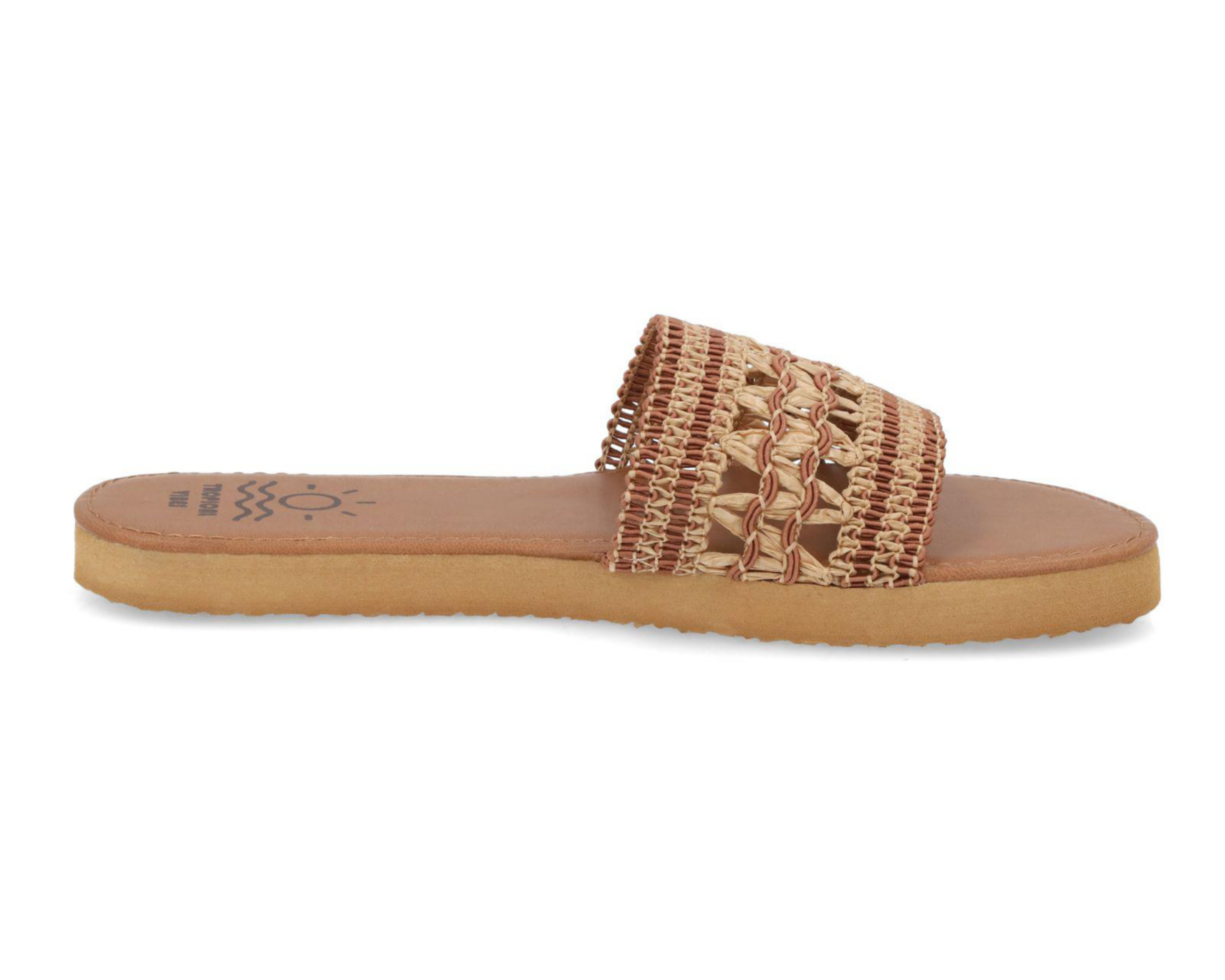 Foto 5 pulgar | Sandalias Casuales Tropical Vibes para Mujer