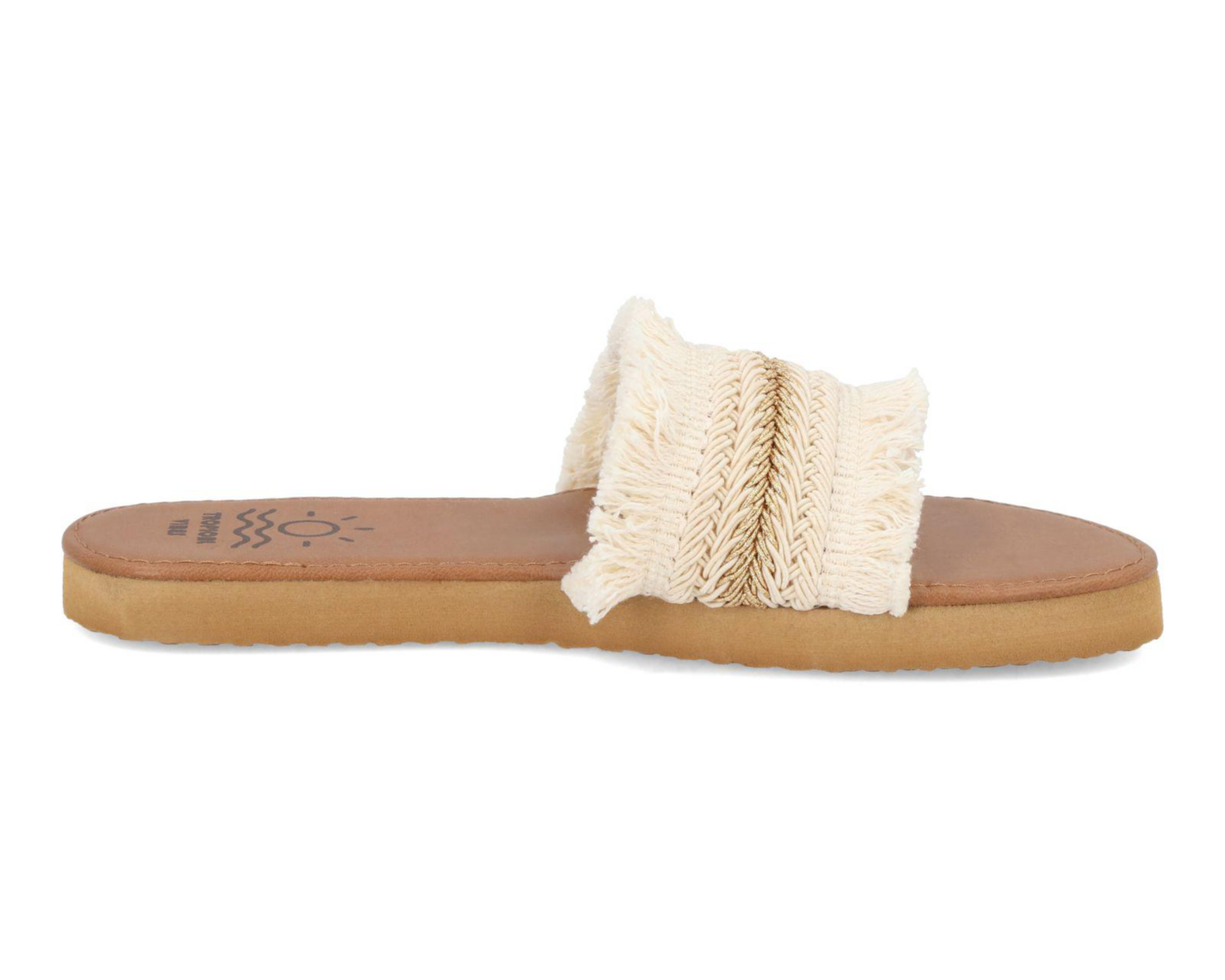 Foto 5 pulgar | Sandalias Casuales Tropical Vibes para Mujer