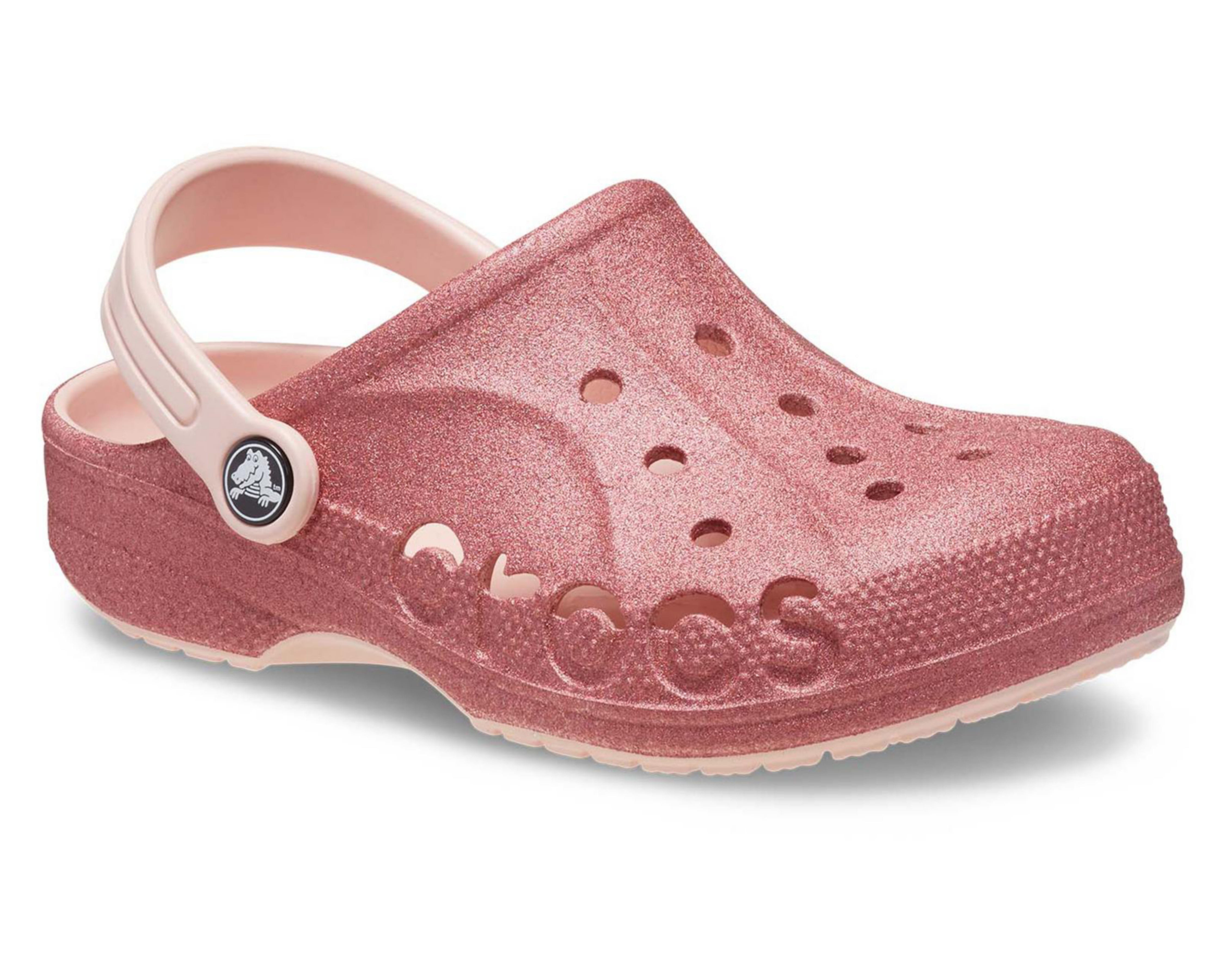 Foto 2 pulgar | Sandalias Crocs Baya Glitter Clog para Niña