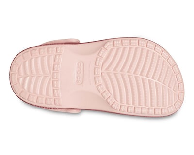 Foto 2 | Sandalias Crocs Baya Glitter Clog para Niña