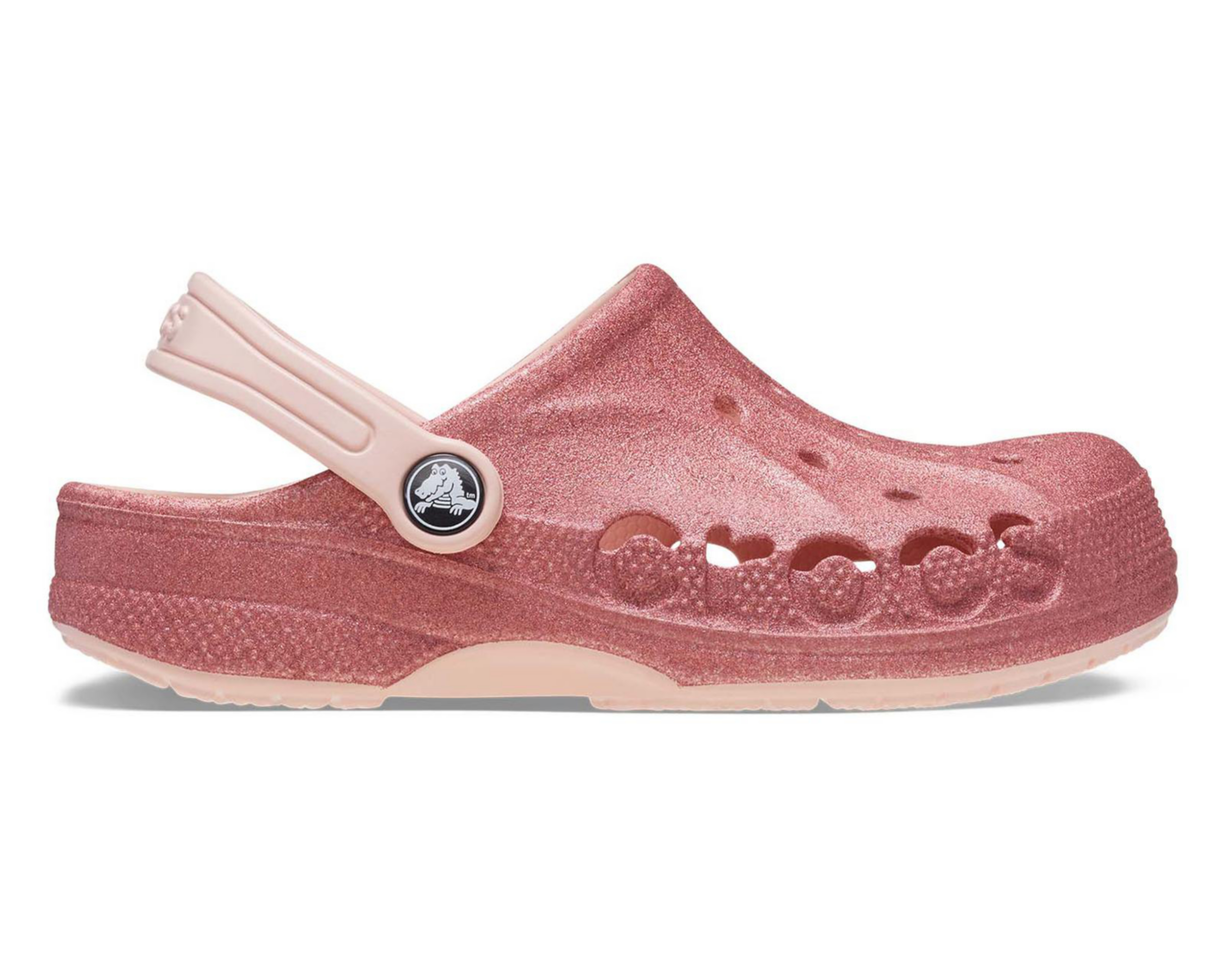 Foto 5 pulgar | Sandalias Crocs Baya Glitter Clog para Niña