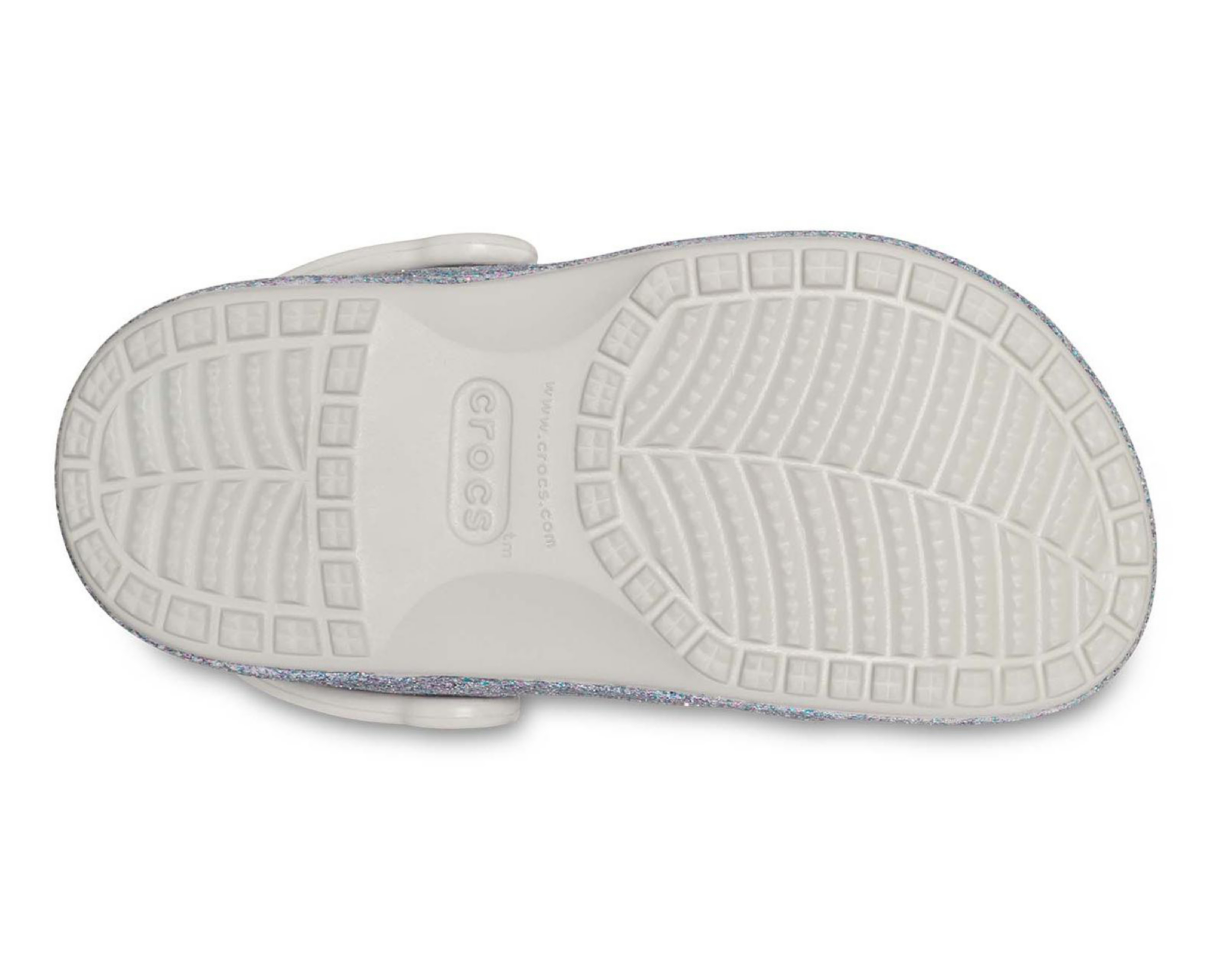 Foto 3 pulgar | Sandalias Crocs Baya Glitter Clog para Niña