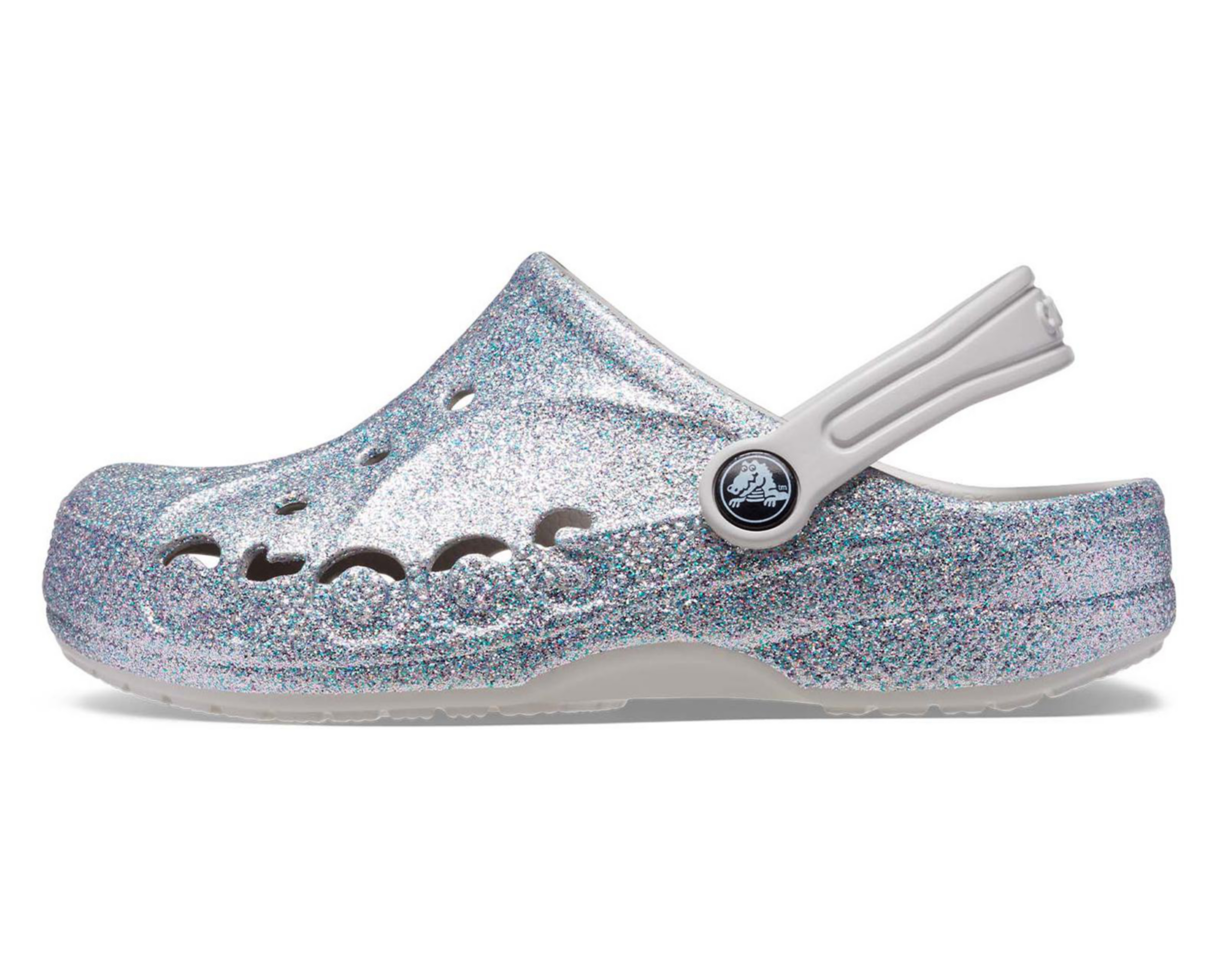 Foto 6 pulgar | Sandalias Crocs Baya Glitter Clog para Niña