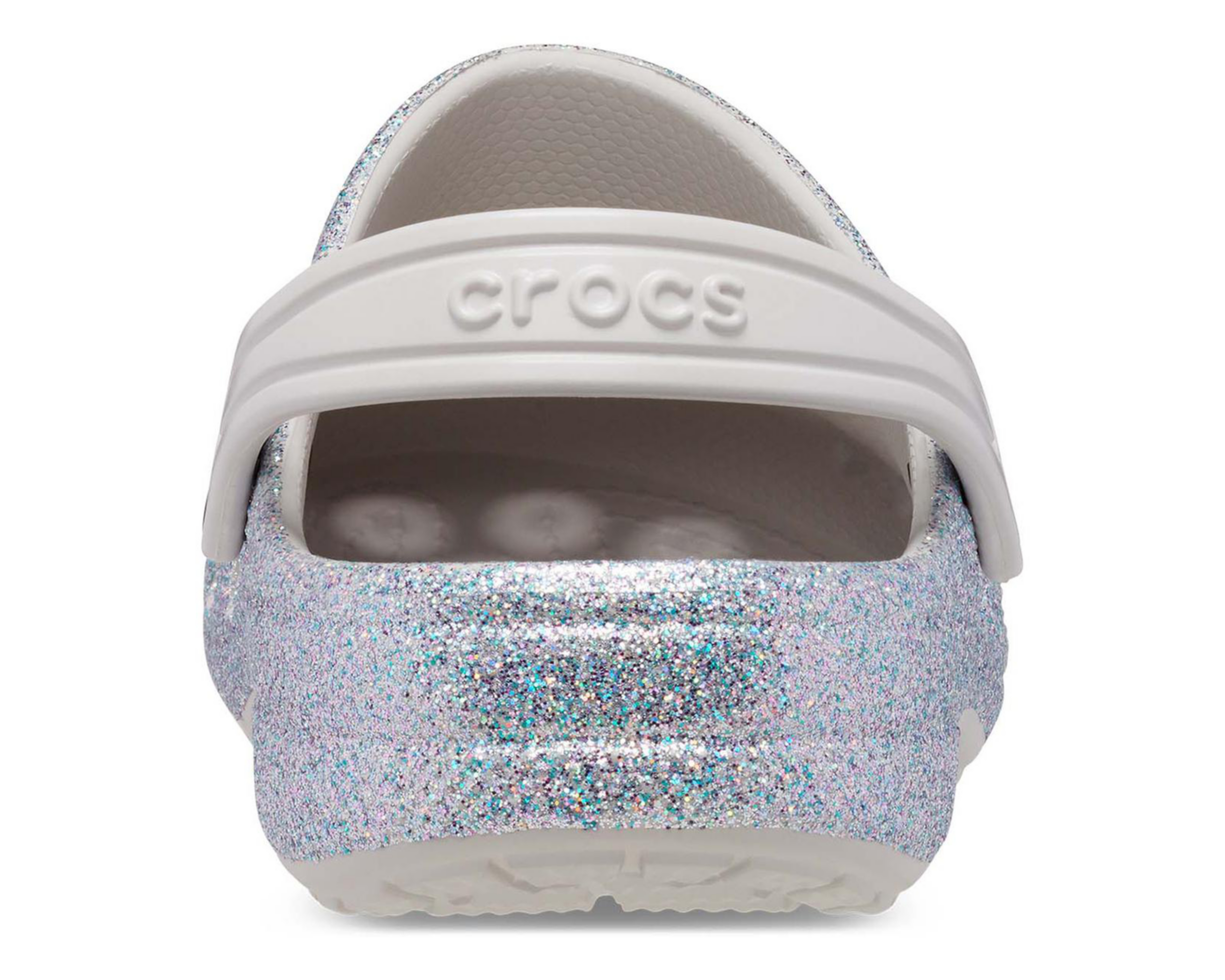 Foto 7 pulgar | Sandalias Crocs Baya Glitter Clog para Niña