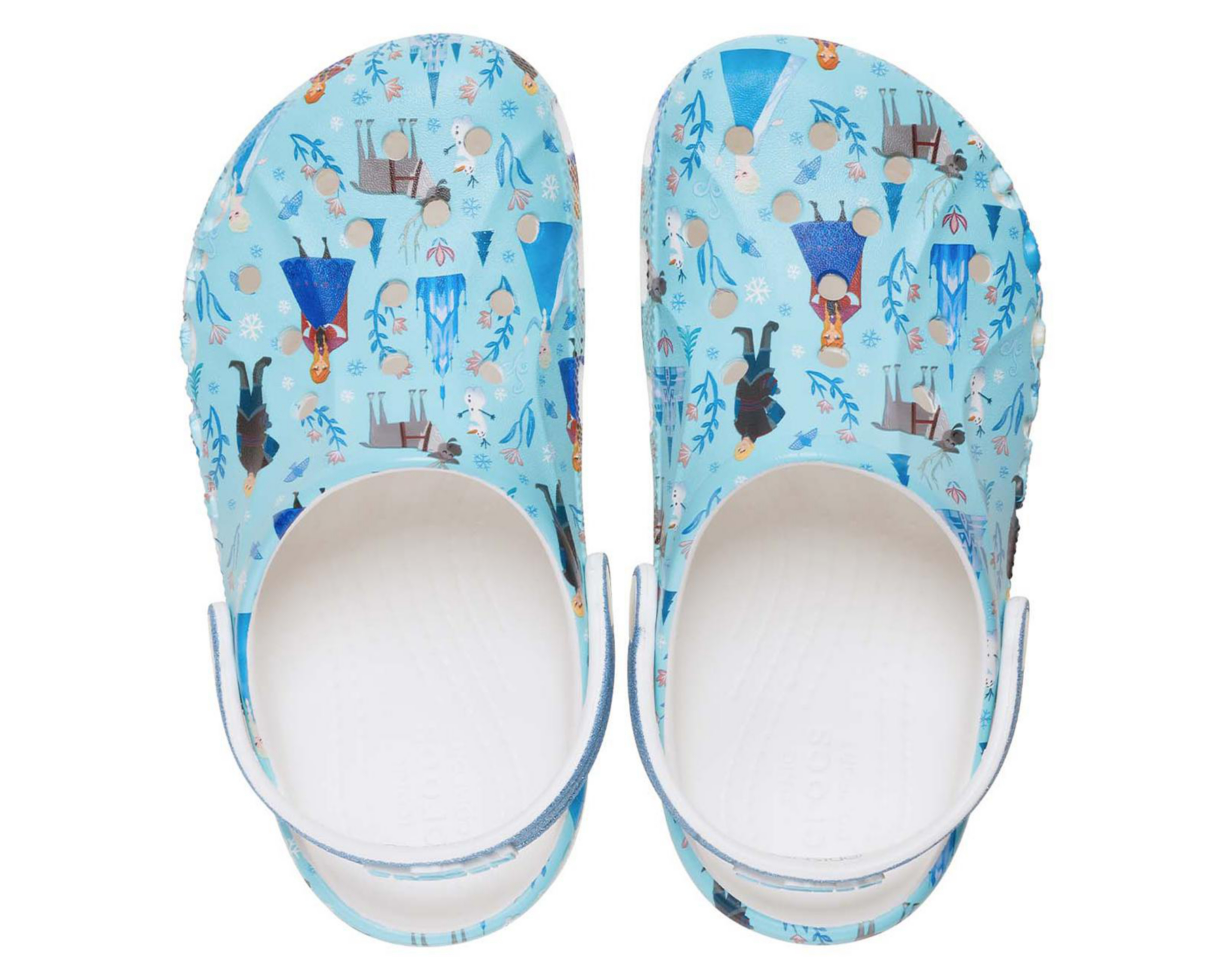Foto 2 | Sandalias Crocs Baya Clog Frozen para Niña