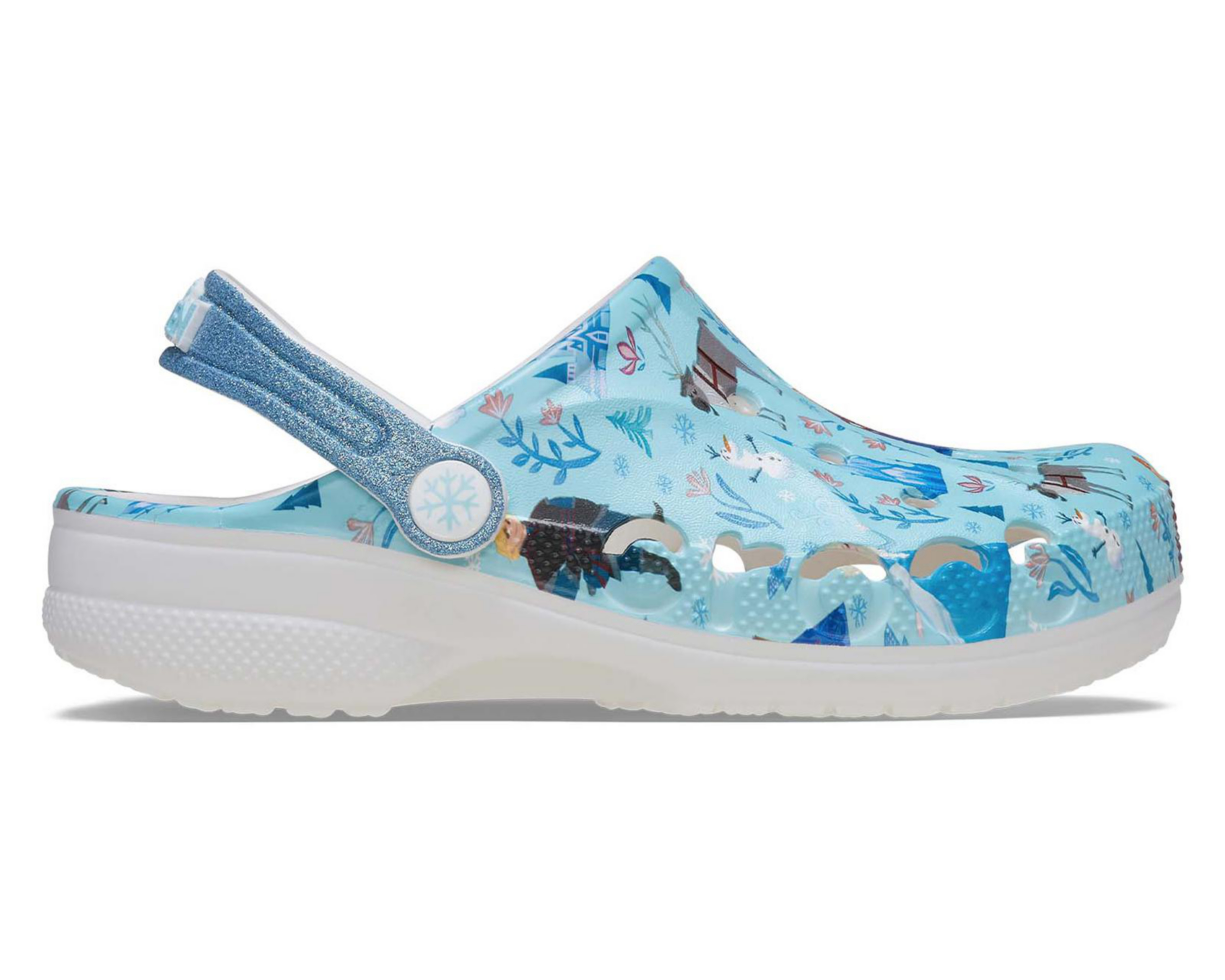 Foto 3 | Sandalias Crocs Baya Clog Frozen para Niña