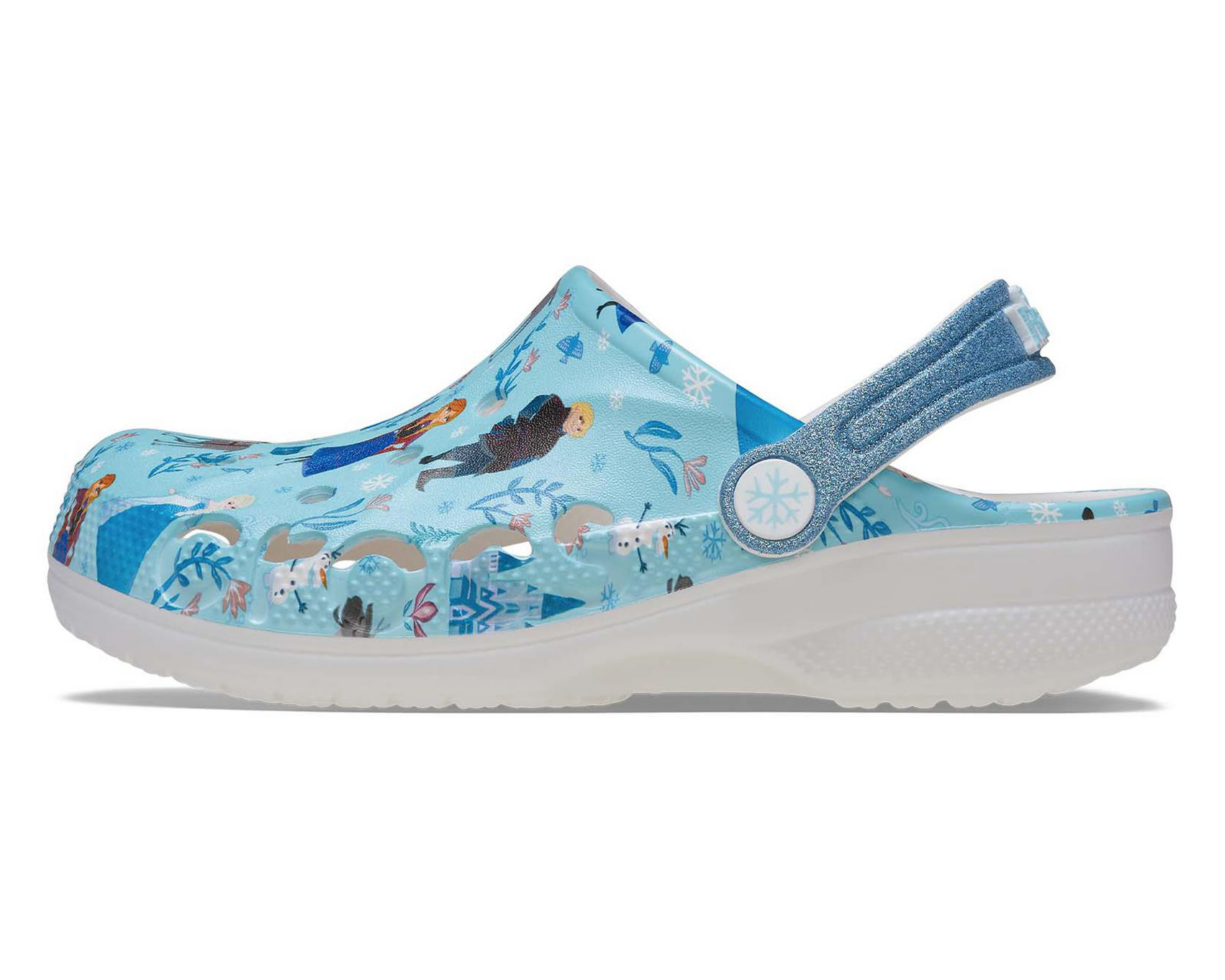 Foto 4 | Sandalias Crocs Baya Clog Frozen para Niña