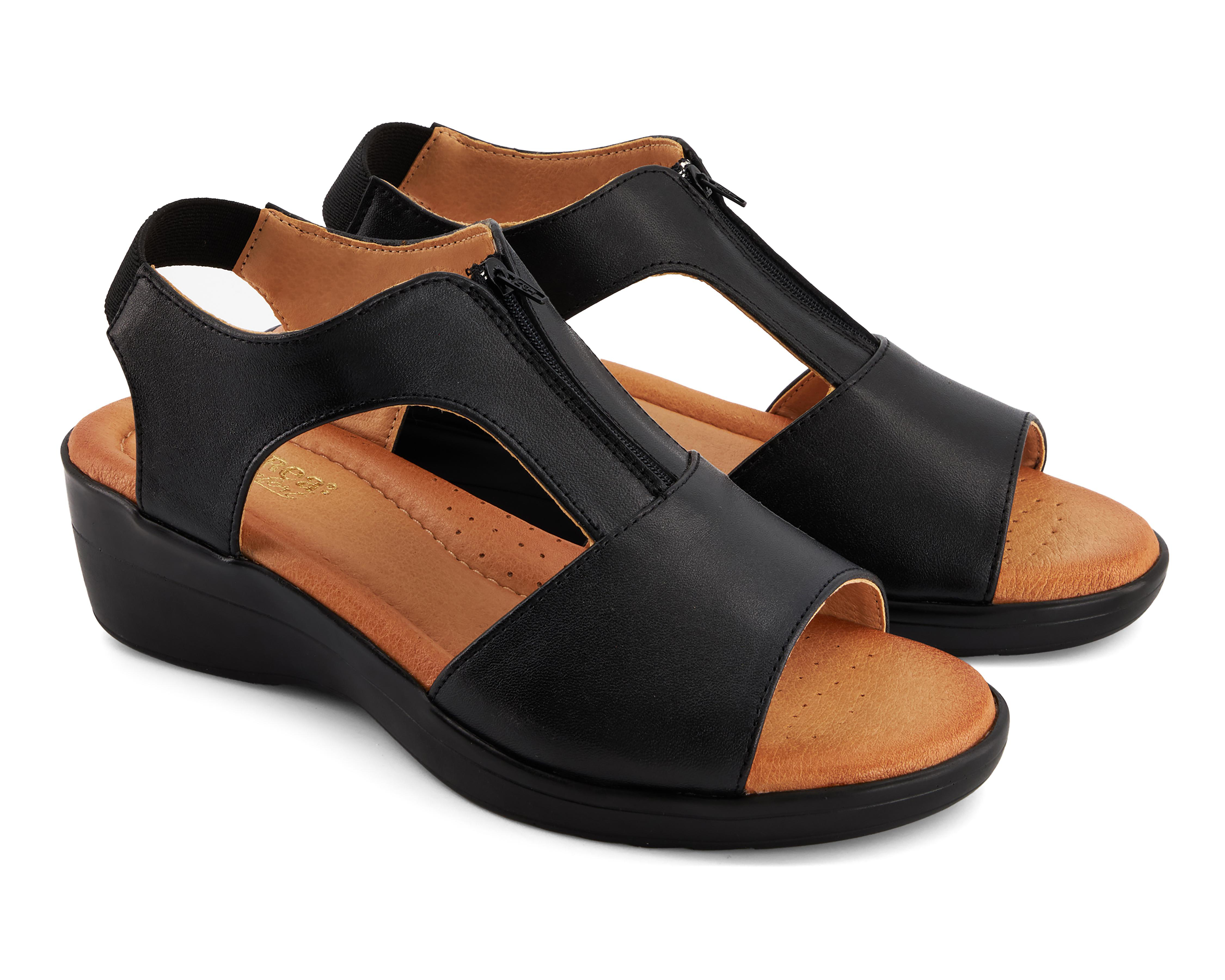 Sandalias Confort Andrea de Piel para Mujer