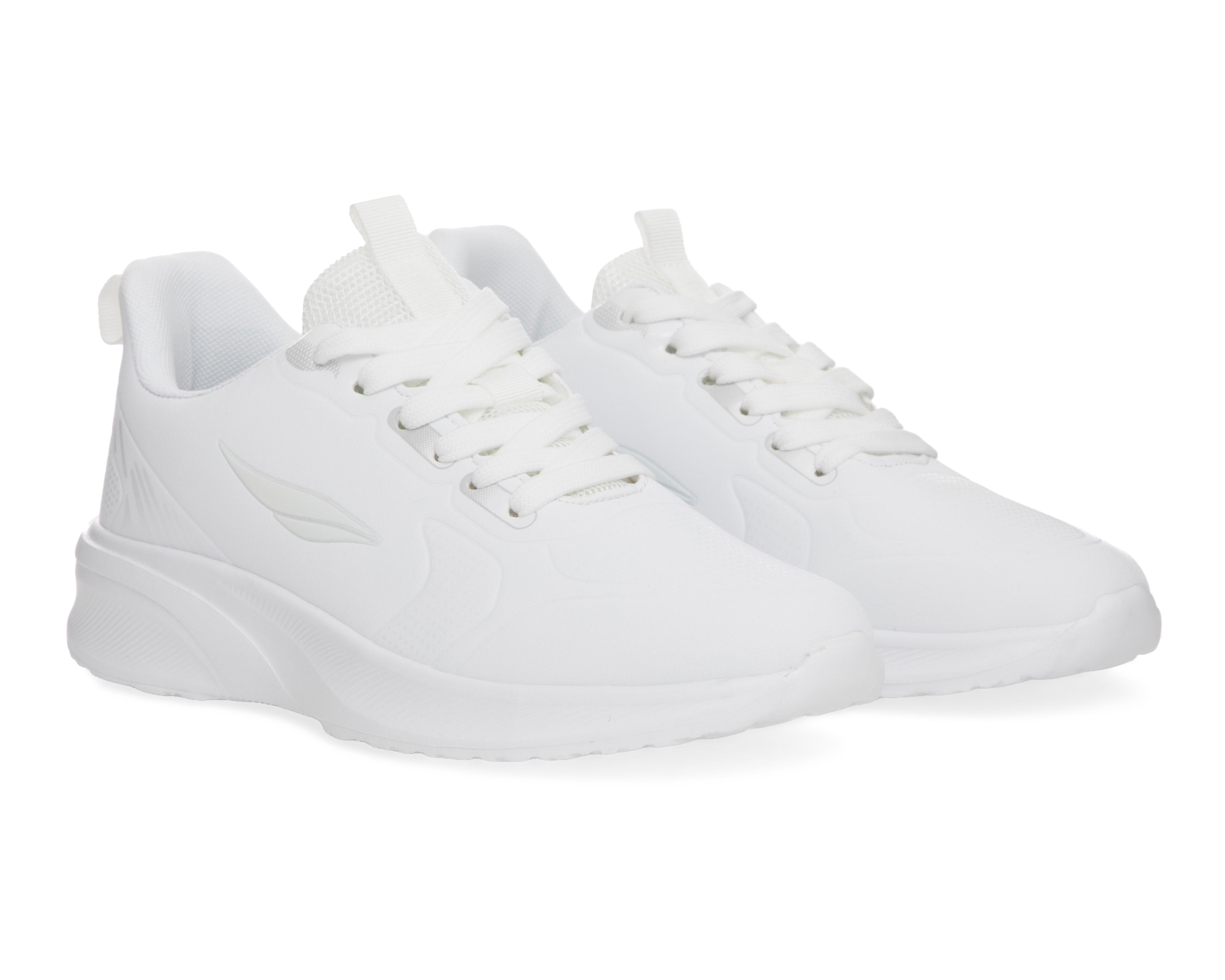 Tenis Escolares Blancos Sportline Juveniles