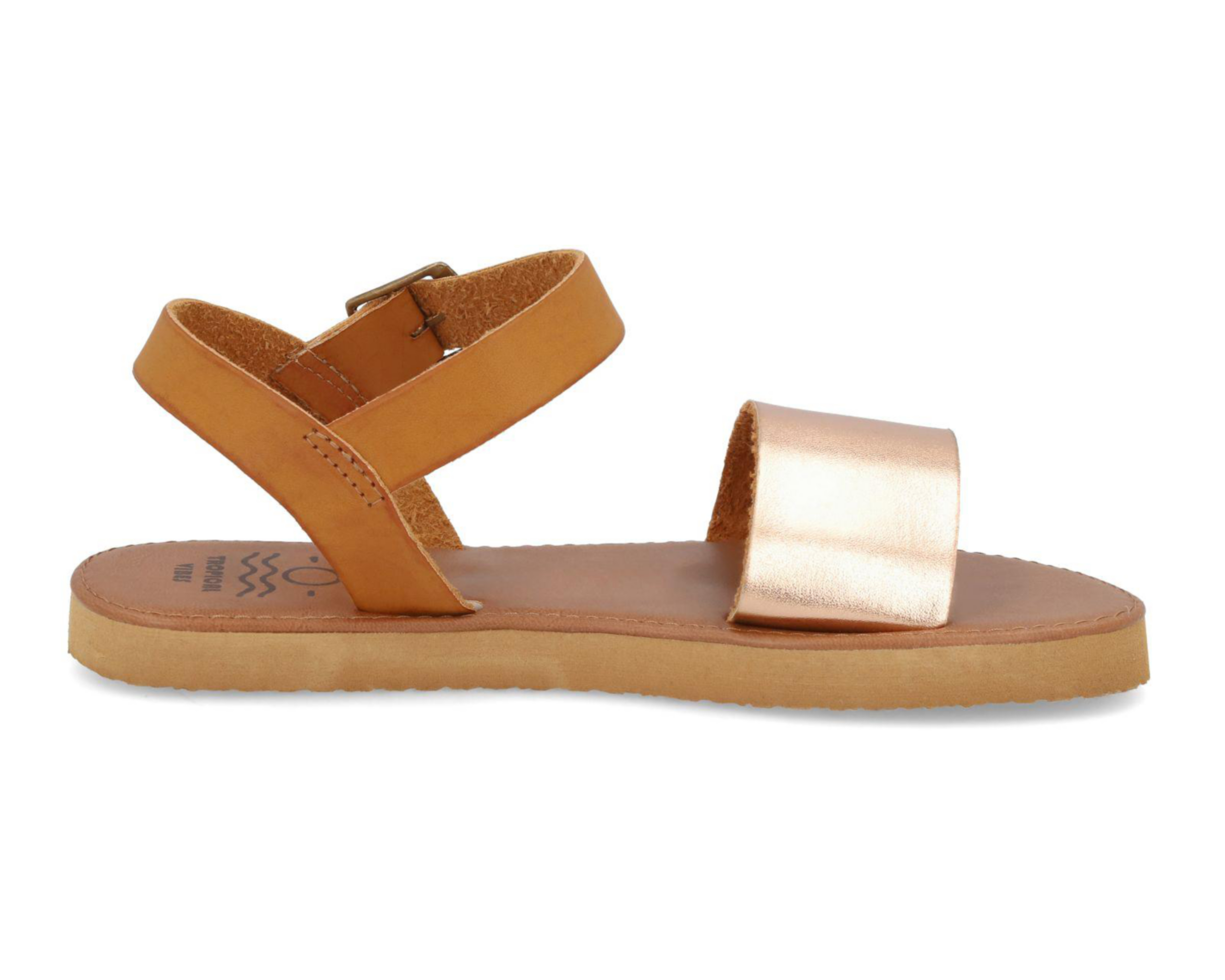 Foto 5 pulgar | Sandalias Casuales Tropical Vibes para Mujer
