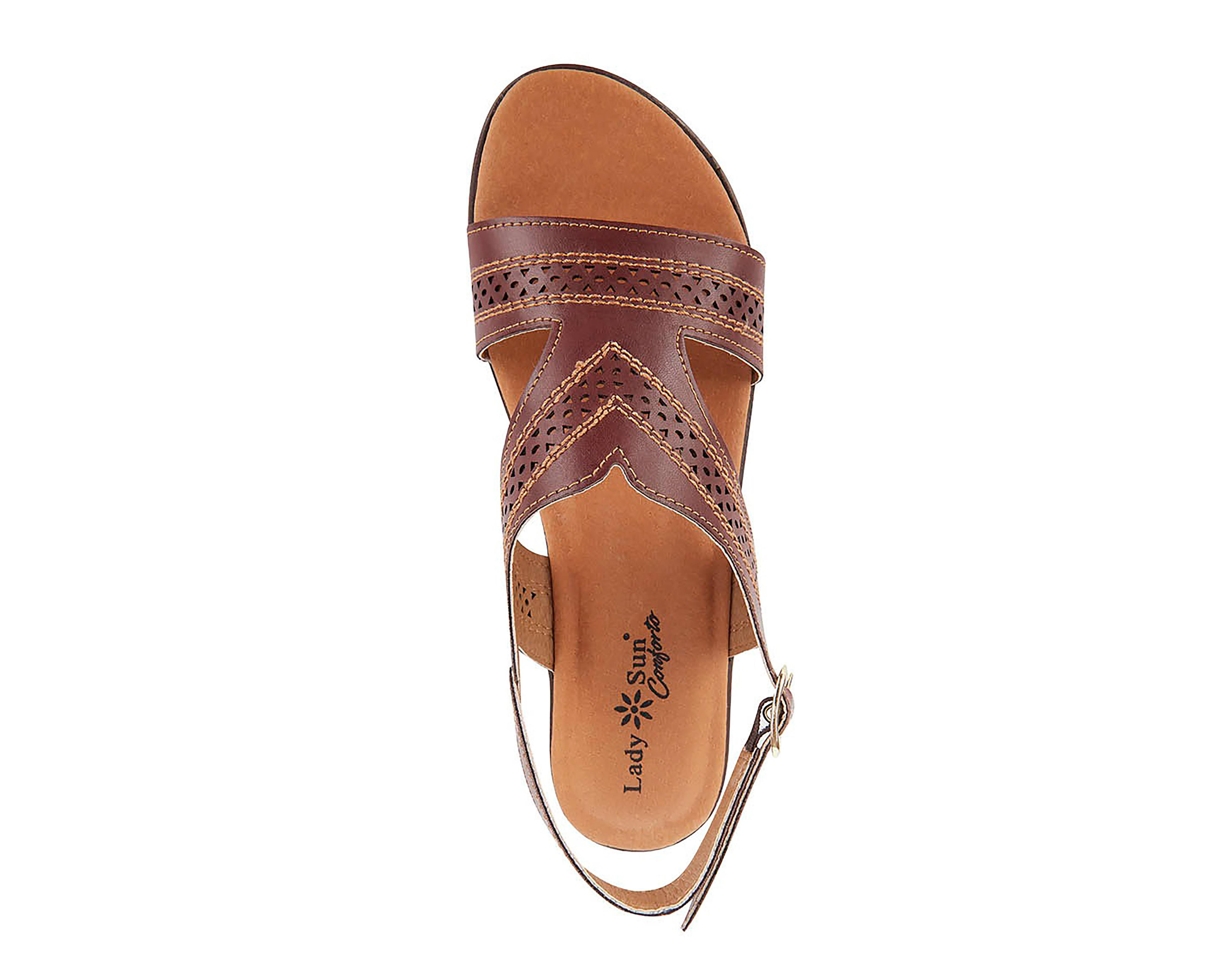 Foto 6 pulgar | Sandalias Confort Lady Sun Conforto para Mujer