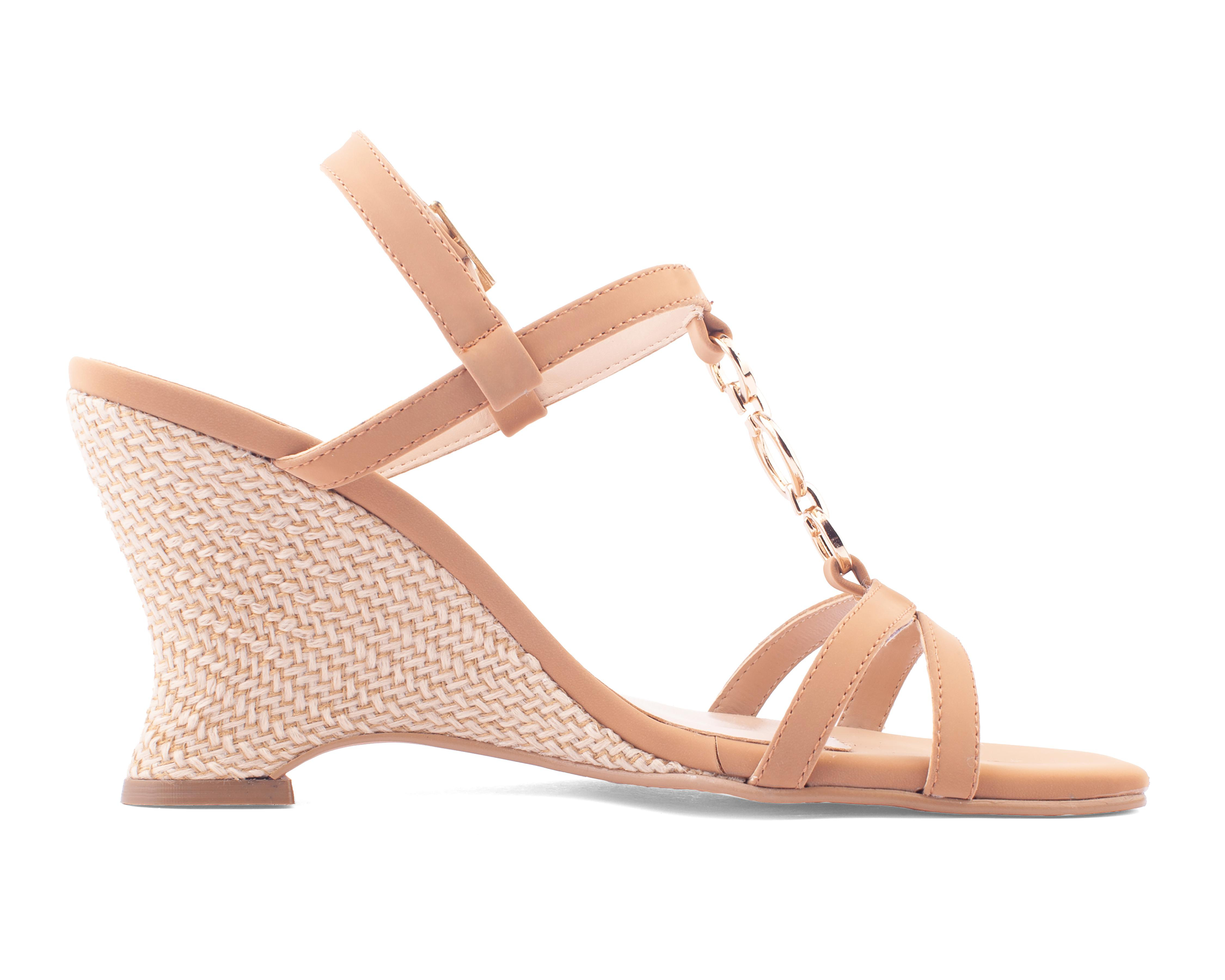 Foto 4 pulgar | Sandalias de Tacón Sahara para Mujer