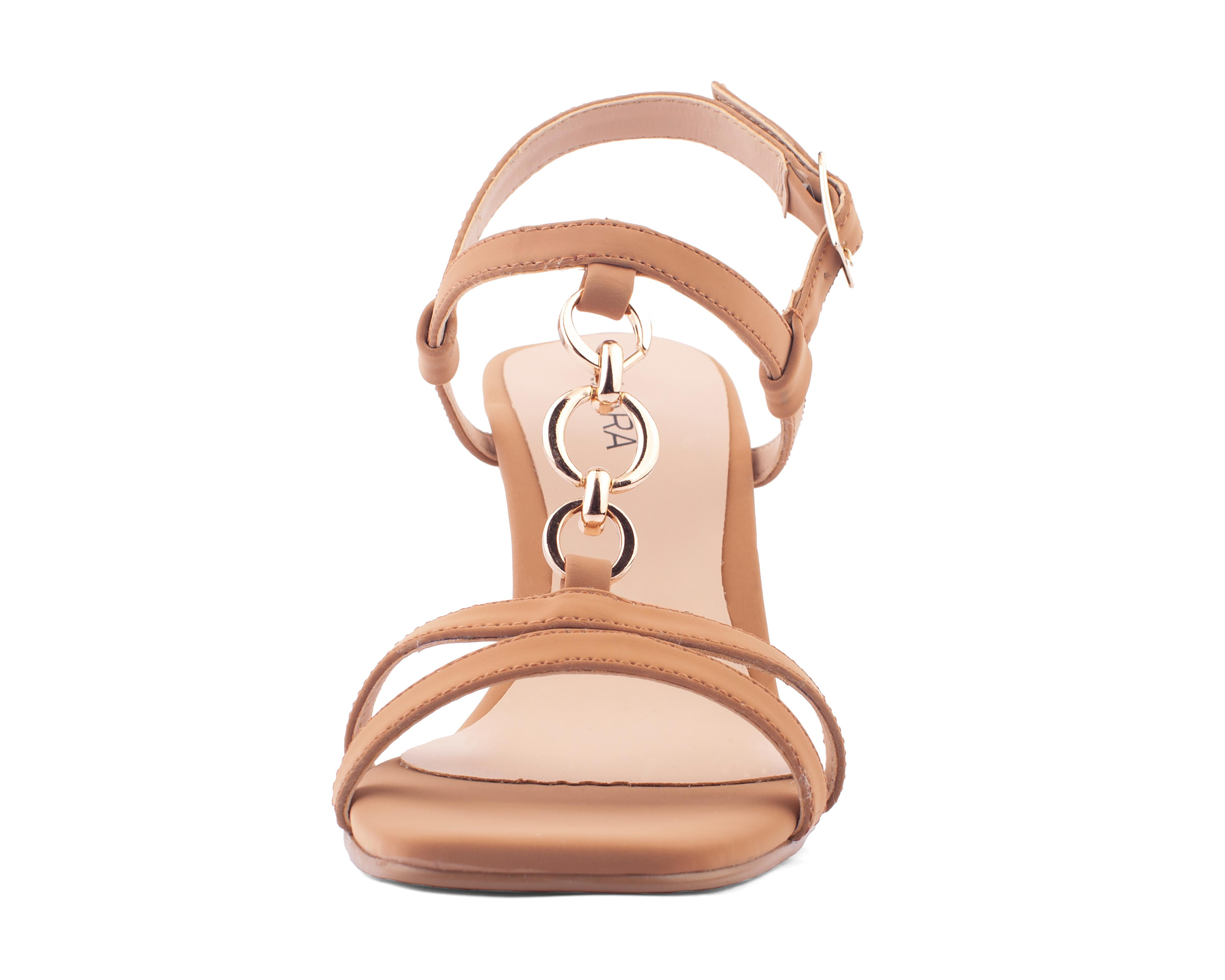 Foto 6 pulgar | Sandalias de Tacón Sahara para Mujer
