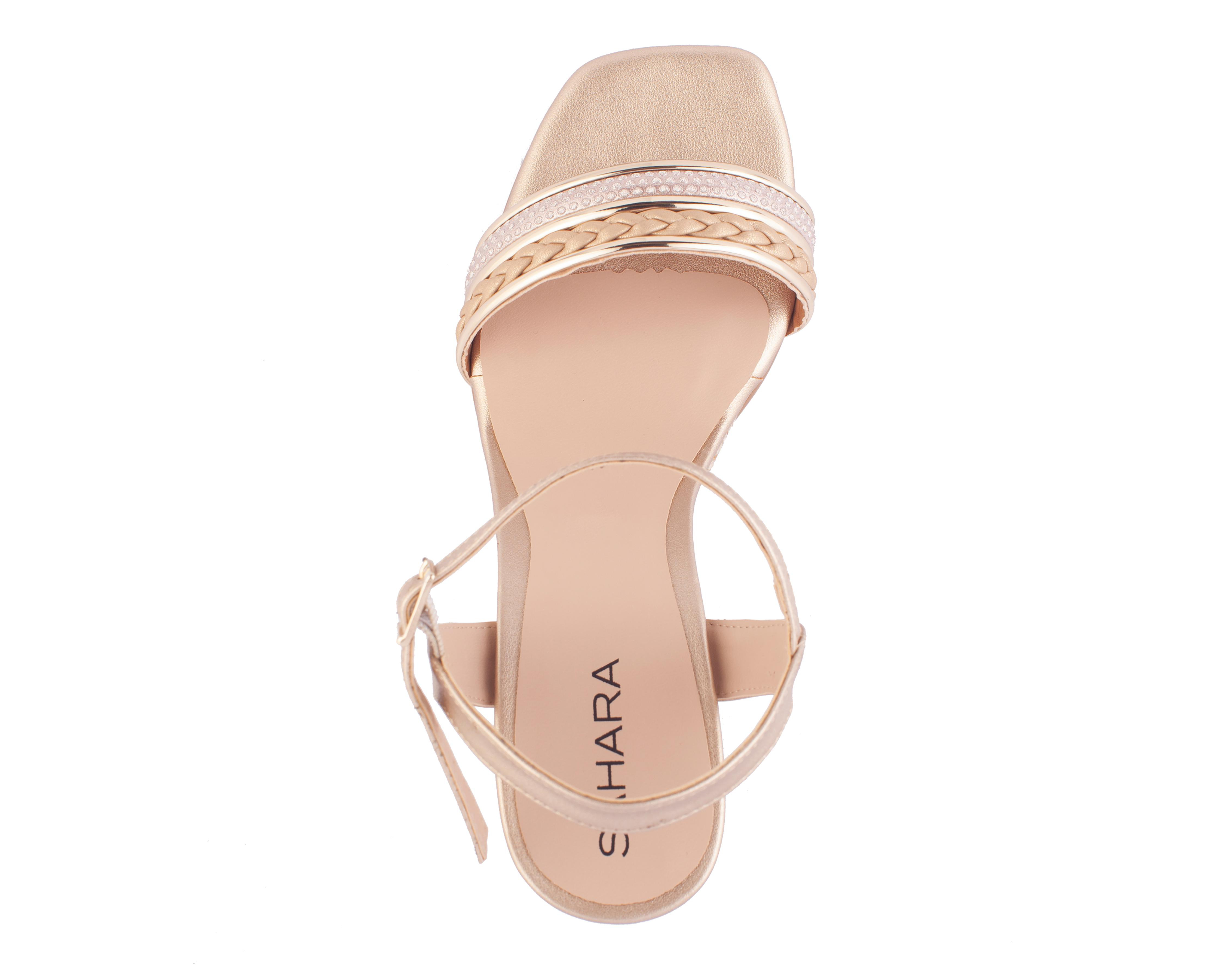 Foto 5 pulgar | Sandalias de Tacón Sahara para Mujer