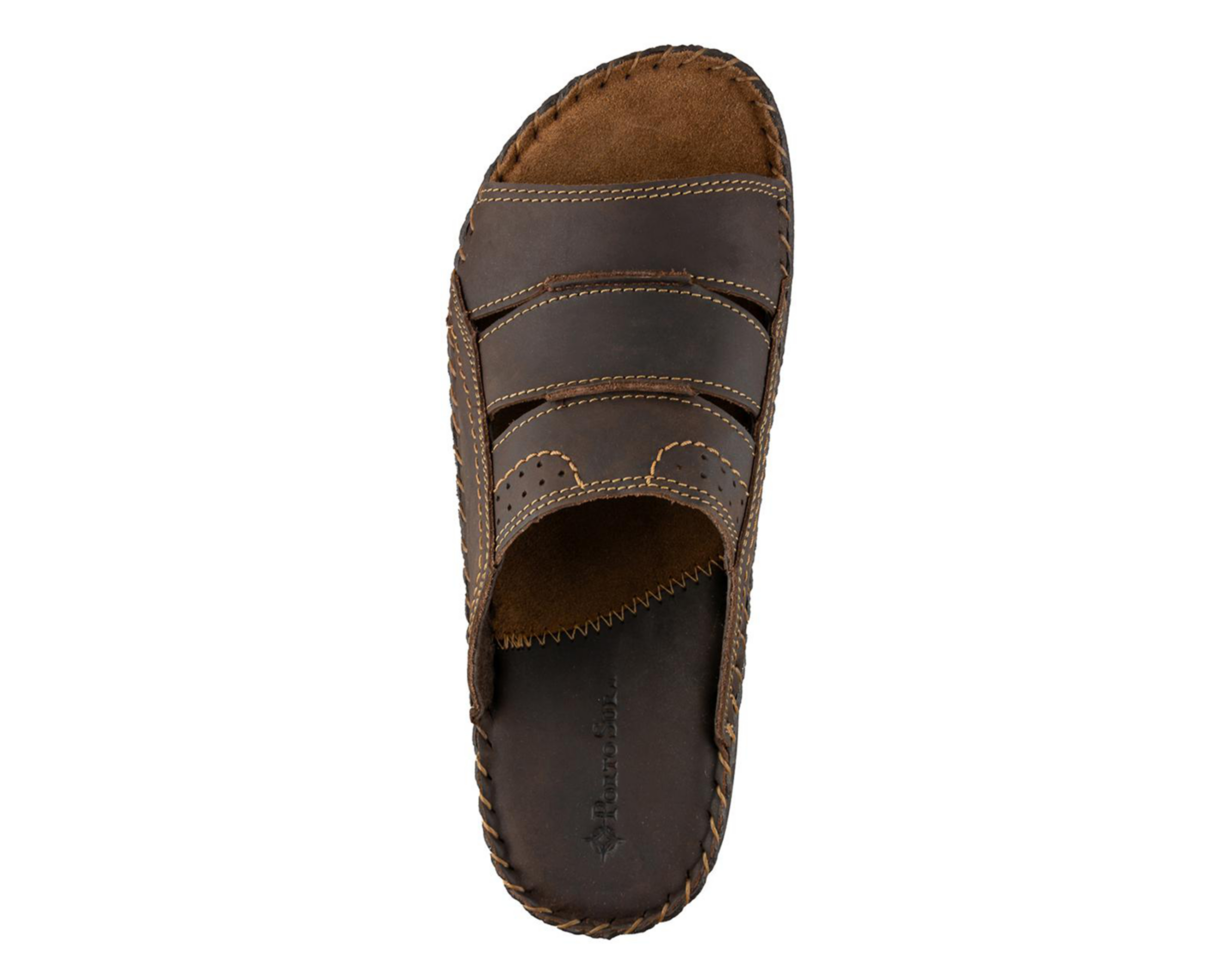 Foto 4 pulgar | Sandalias Casuales Porto Sur de Piel para Hombre