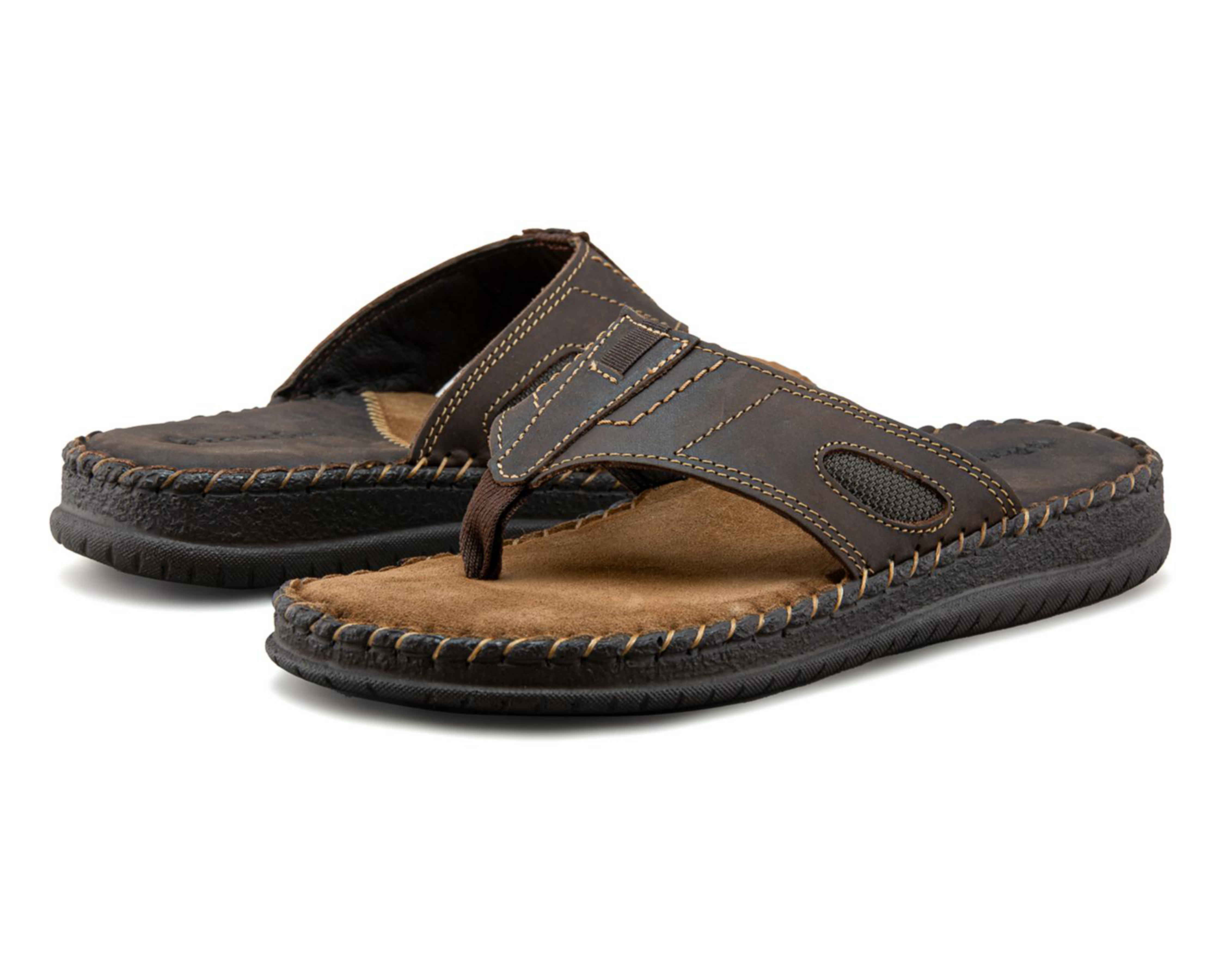 Sandalias Casuales Porto Sur de Piel para Hombre