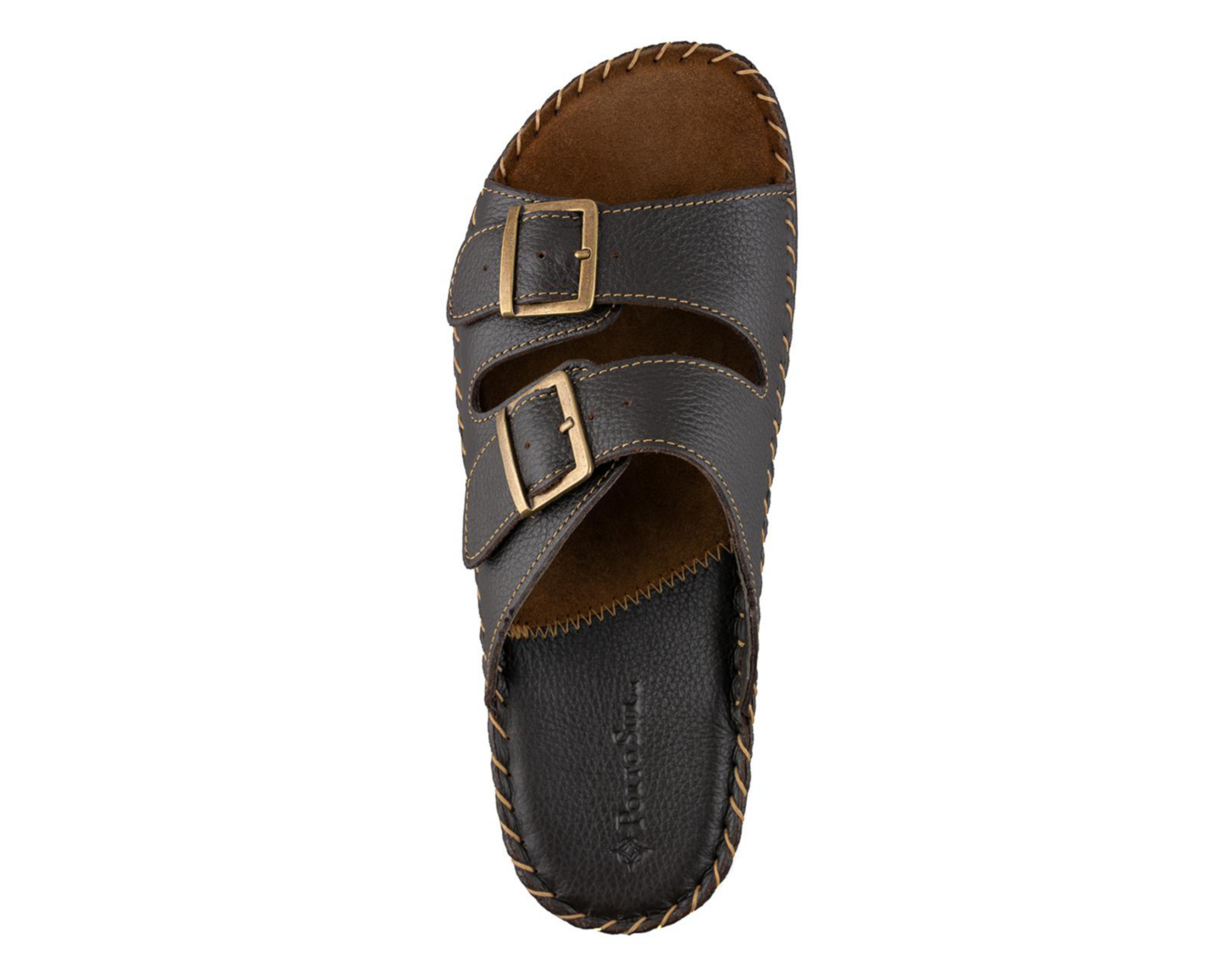 Foto 4 pulgar | Sandalias Casuales Porto Sur de Piel para Hombre