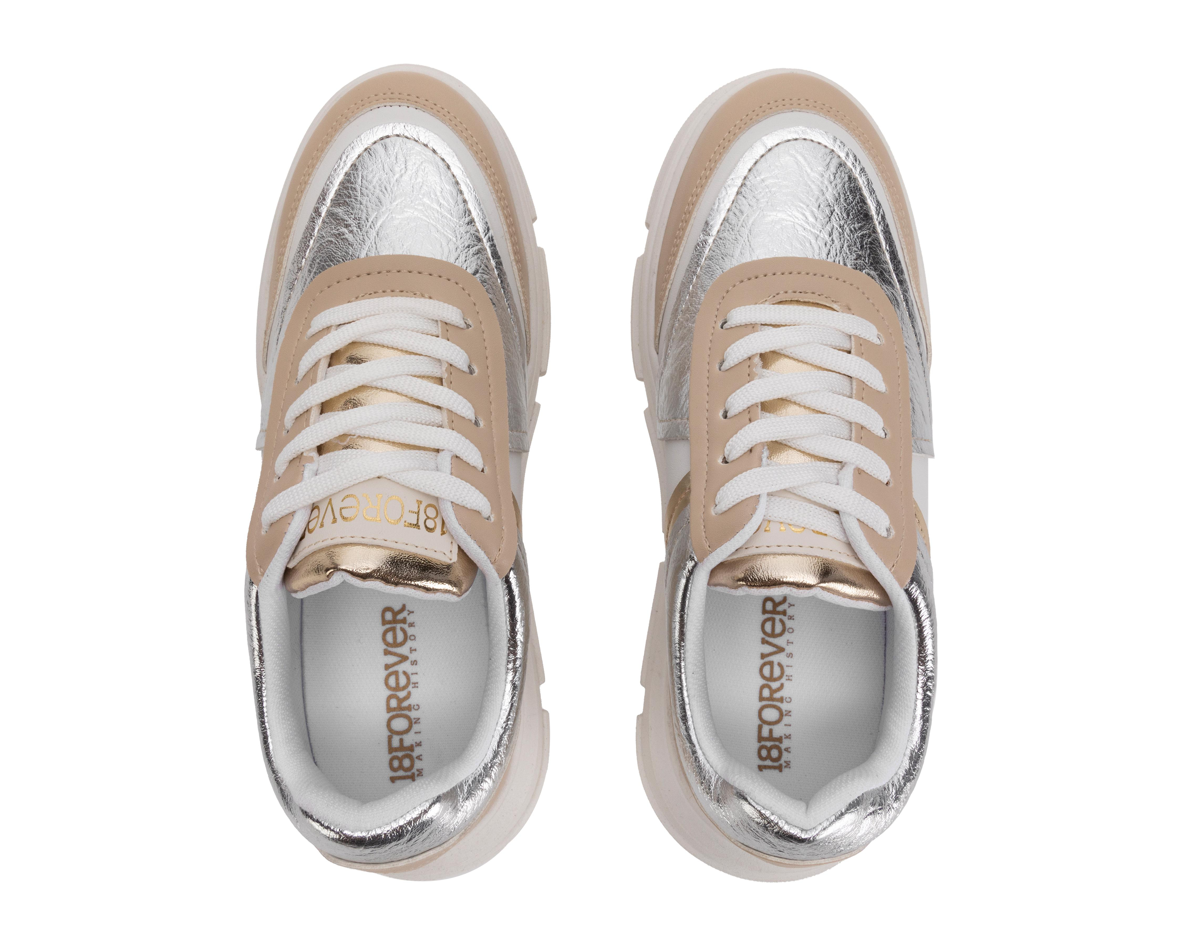 Foto 3 | Tenis Casuales 18 Forever para Mujer