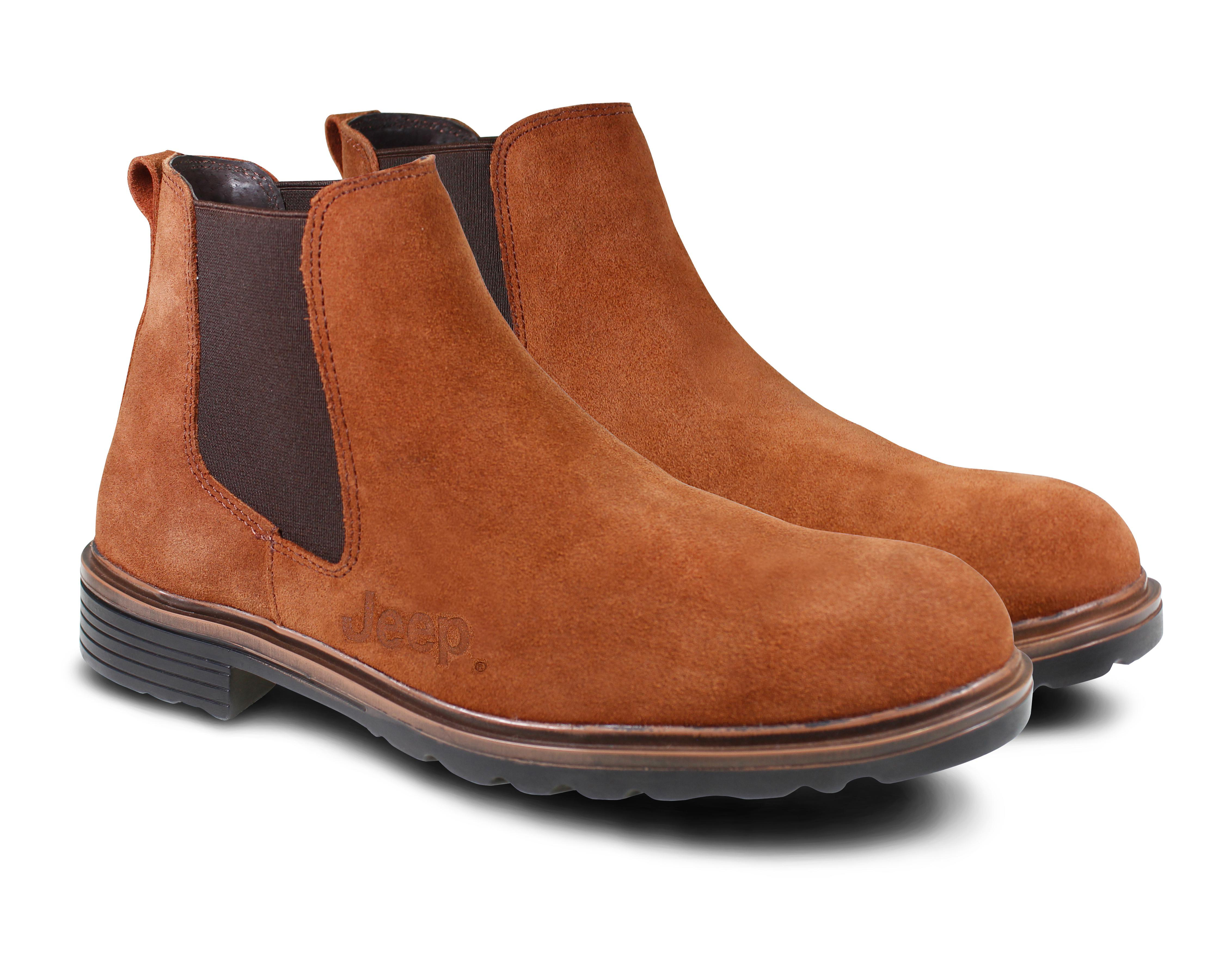 Foto 2 pulgar | Botas Casuales Jeep de Piel para Hombre