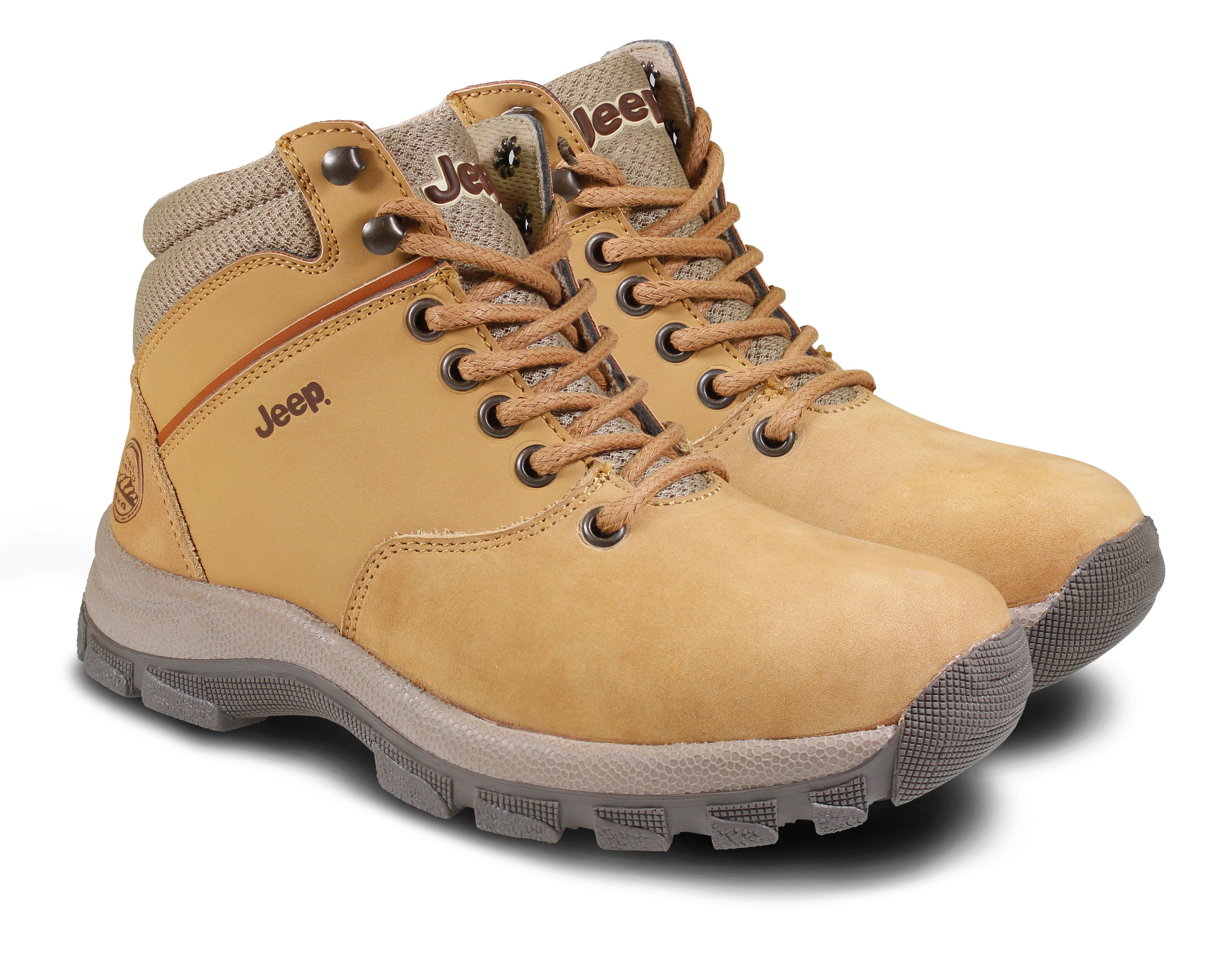 Foto 2 pulgar | Botas Outdoor Jeep de Piel para Hombre