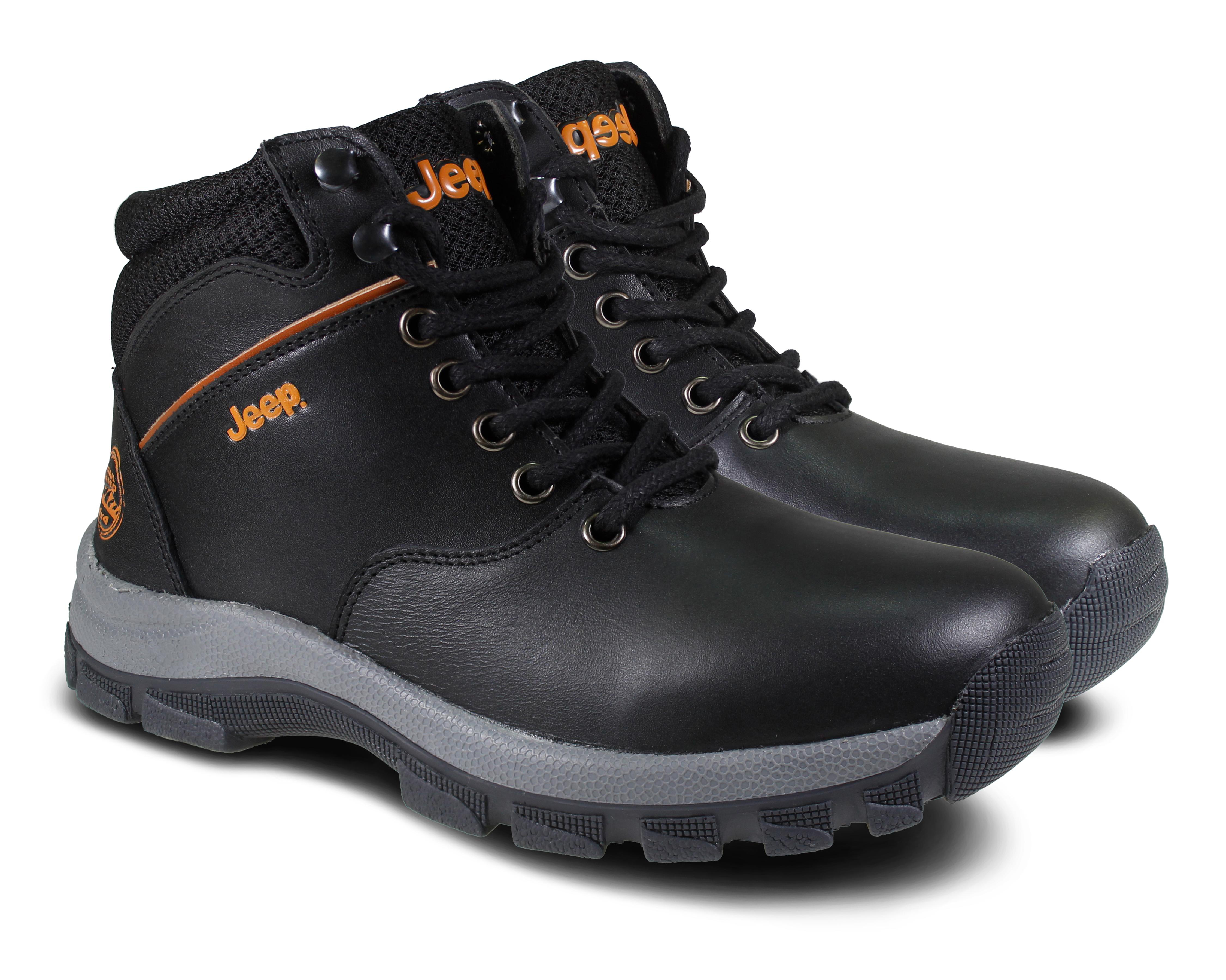 Foto 2 pulgar | Botas Outdoor Jeep de Piel para Hombre