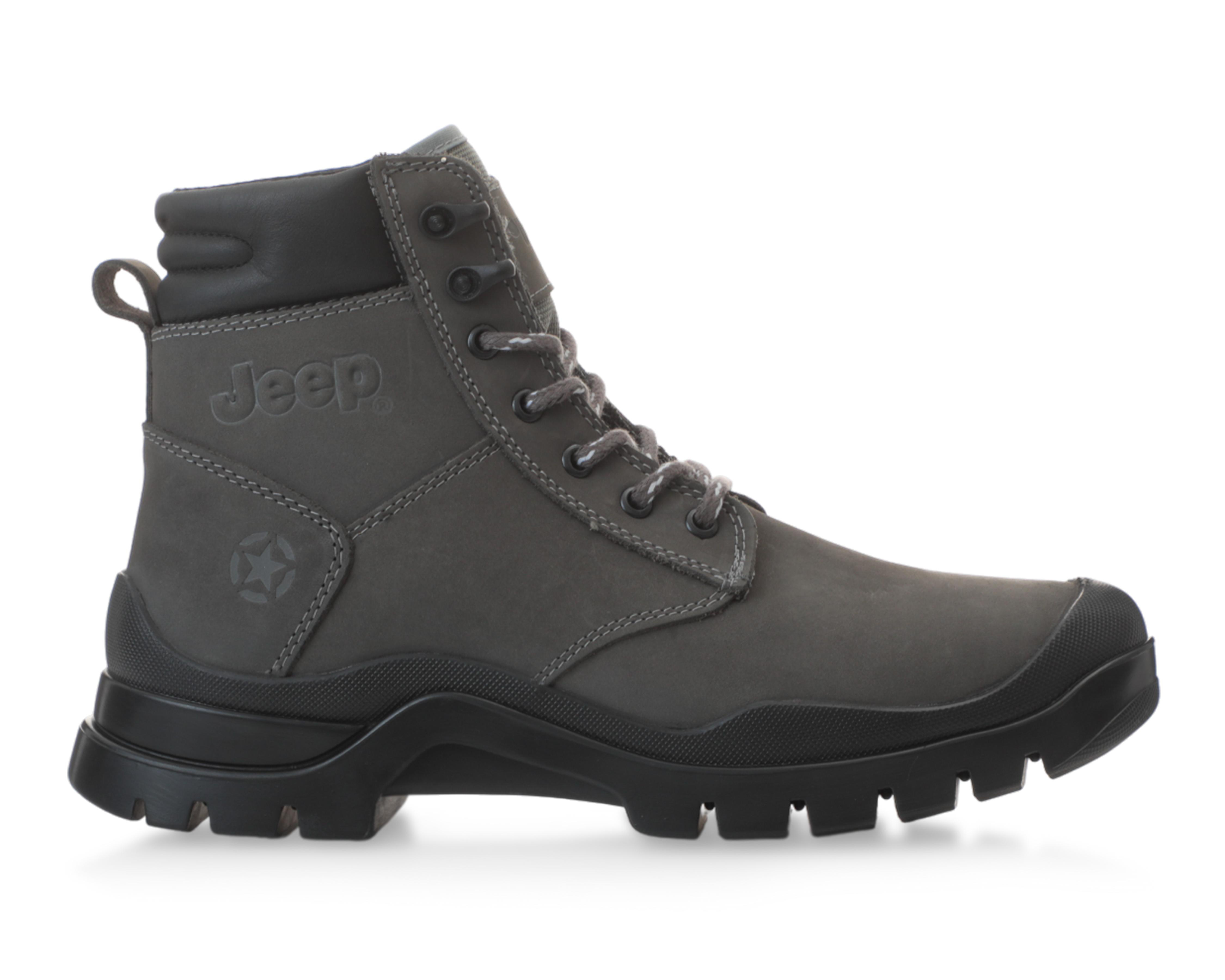 Foto 5 pulgar | Botas Outdoor Jeep de Piel para Hombre