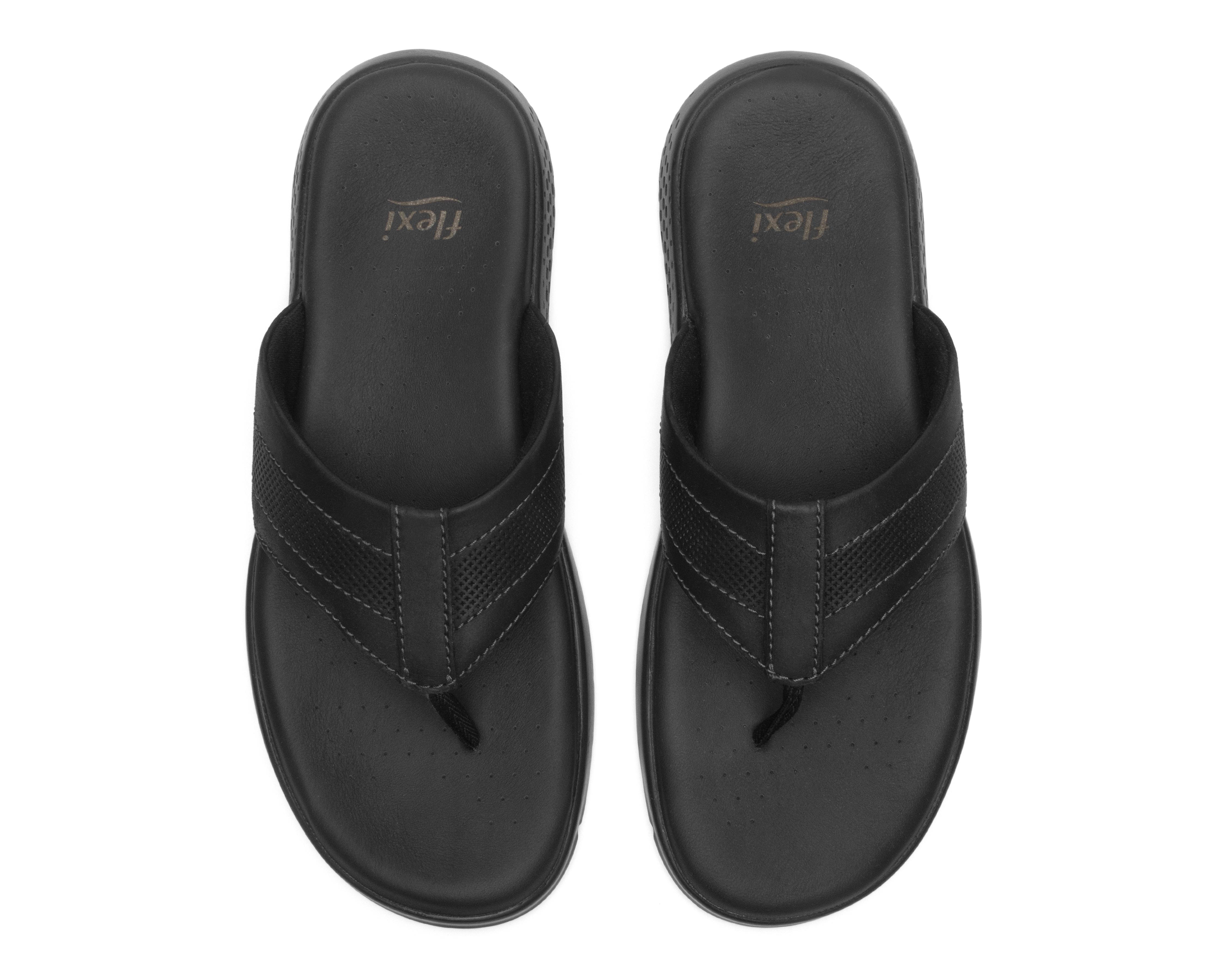 Foto 4 pulgar | Sandalias Casuales Flexi de Piel para Hombre