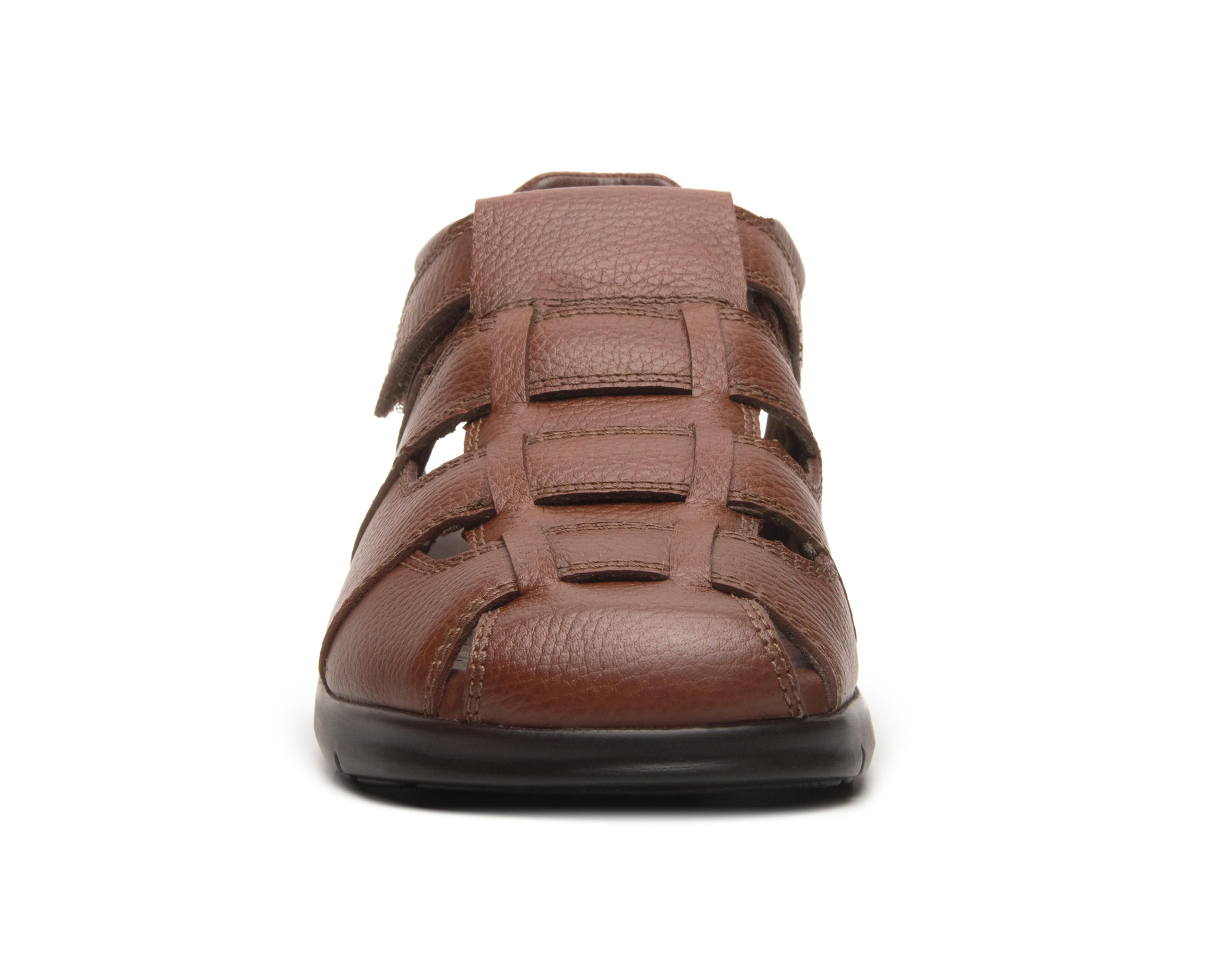 Foto 5 | Sandalias Casuales Flexi de Piel para Hombre