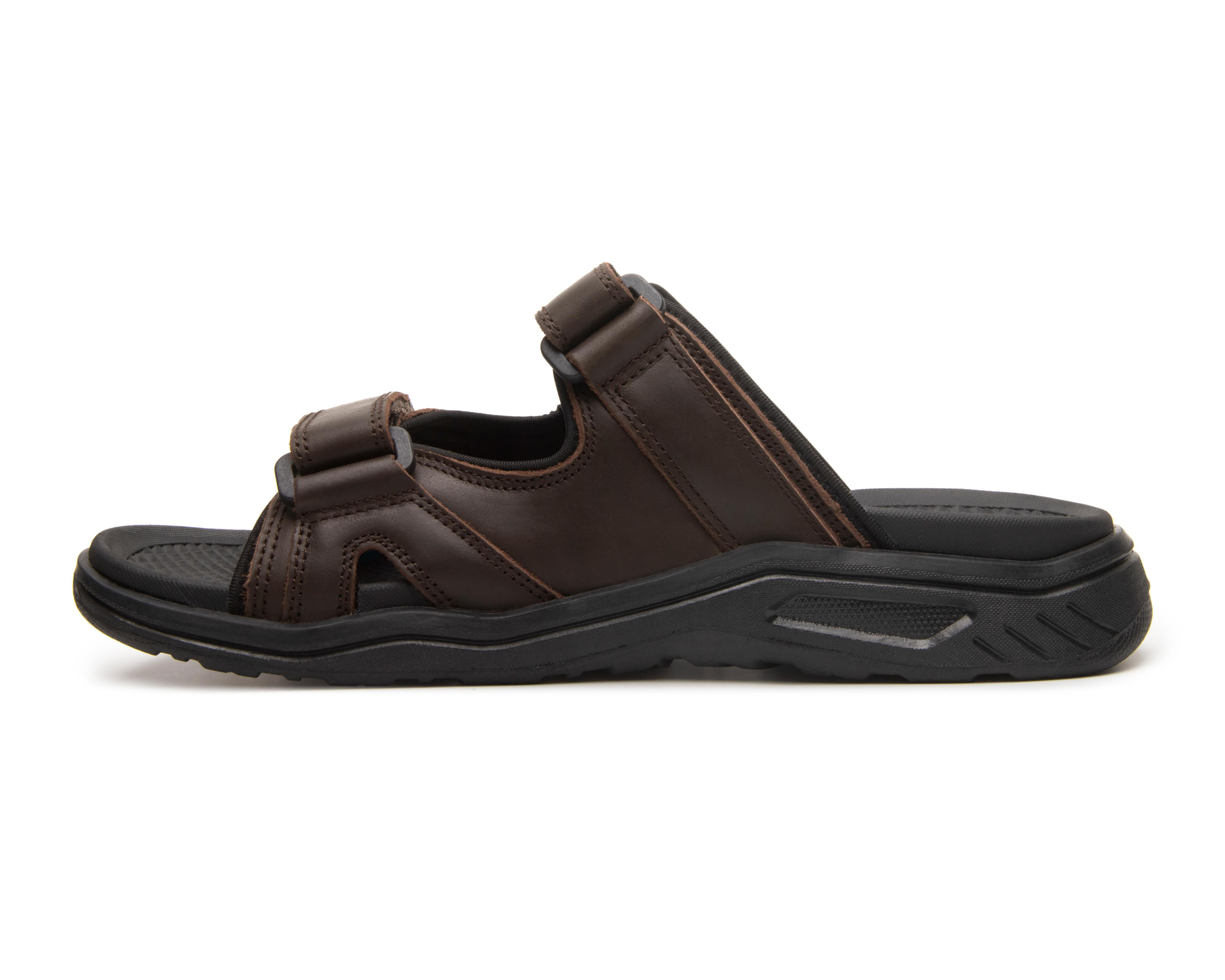 Foto 4 | Sandalias Casuales Flexi de Piel para Hombre