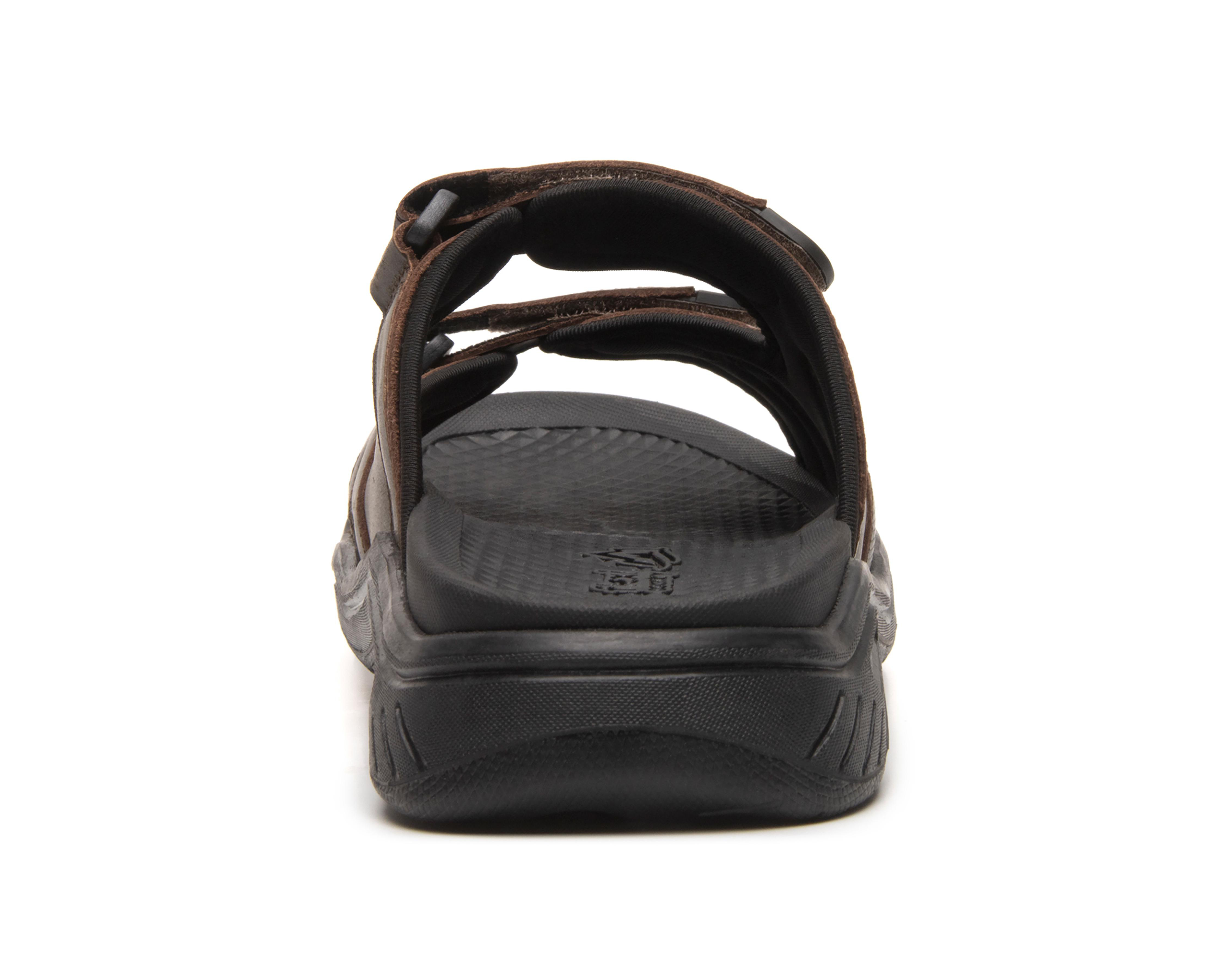 Foto 7 pulgar | Sandalias Casuales Flexi de Piel para Hombre