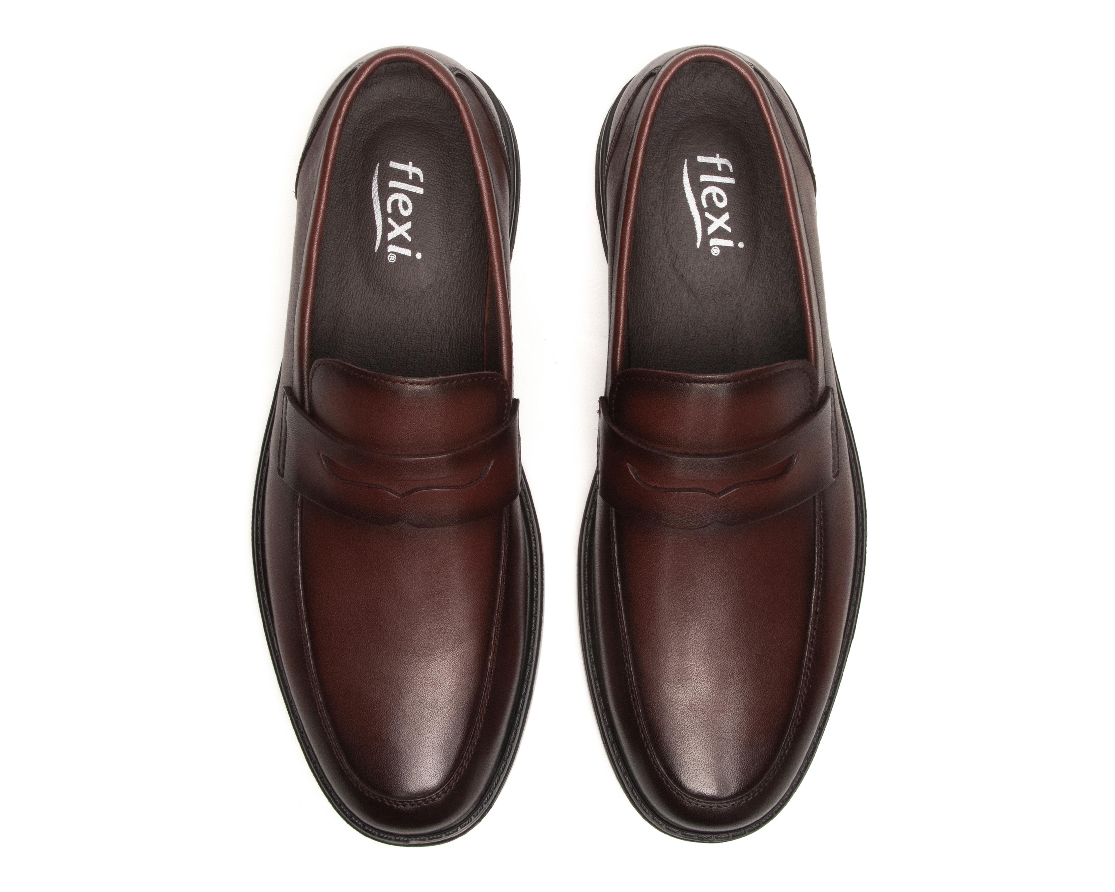 Foto 3 | Mocasines Flexi de Piel para Hombre