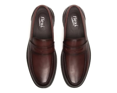 Foto 3 | Zapatos de Vestir Flexi de Piel para Hombre