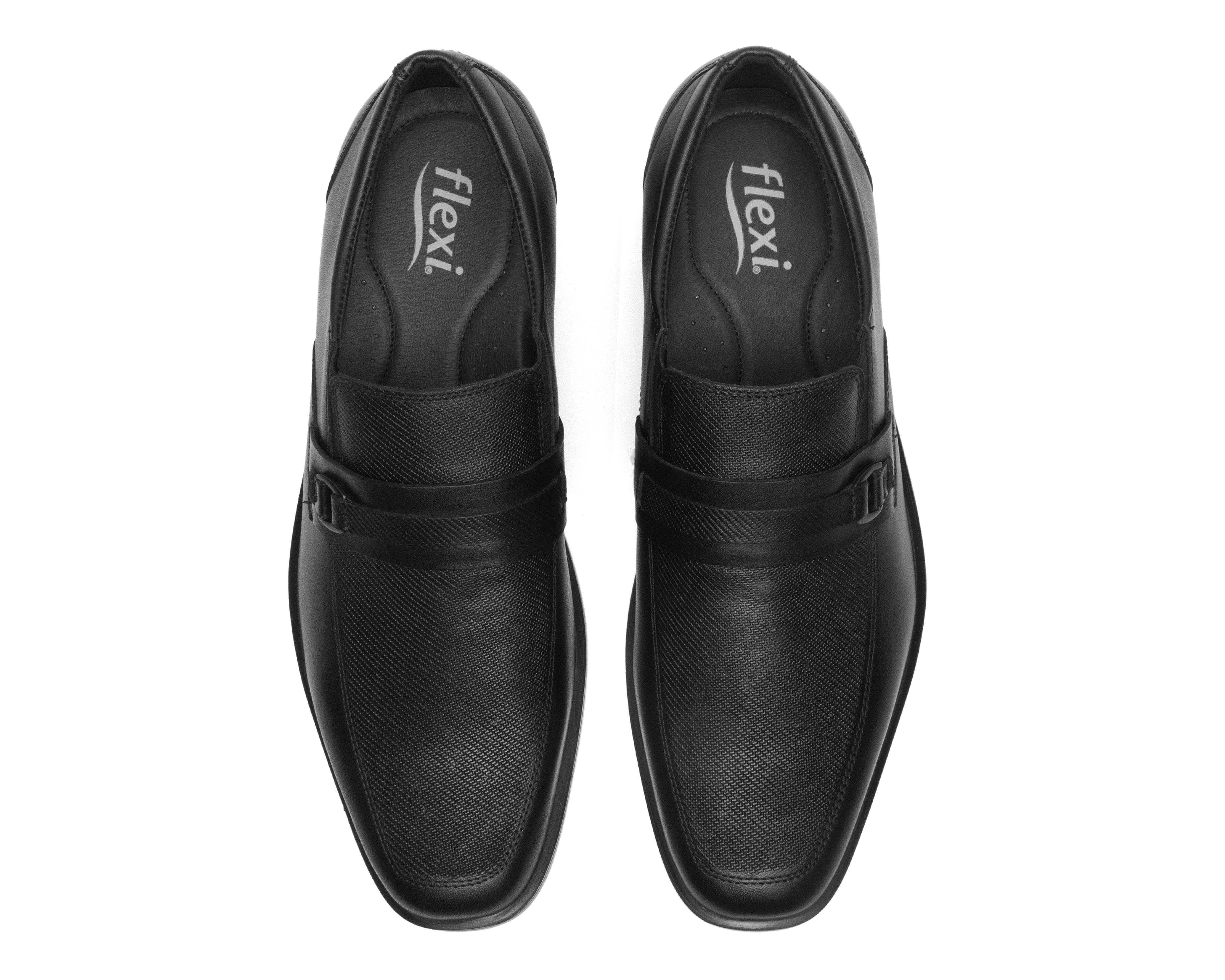 Foto 4 pulgar | Zapatos de Vestir Flexi de Piel para Hombre