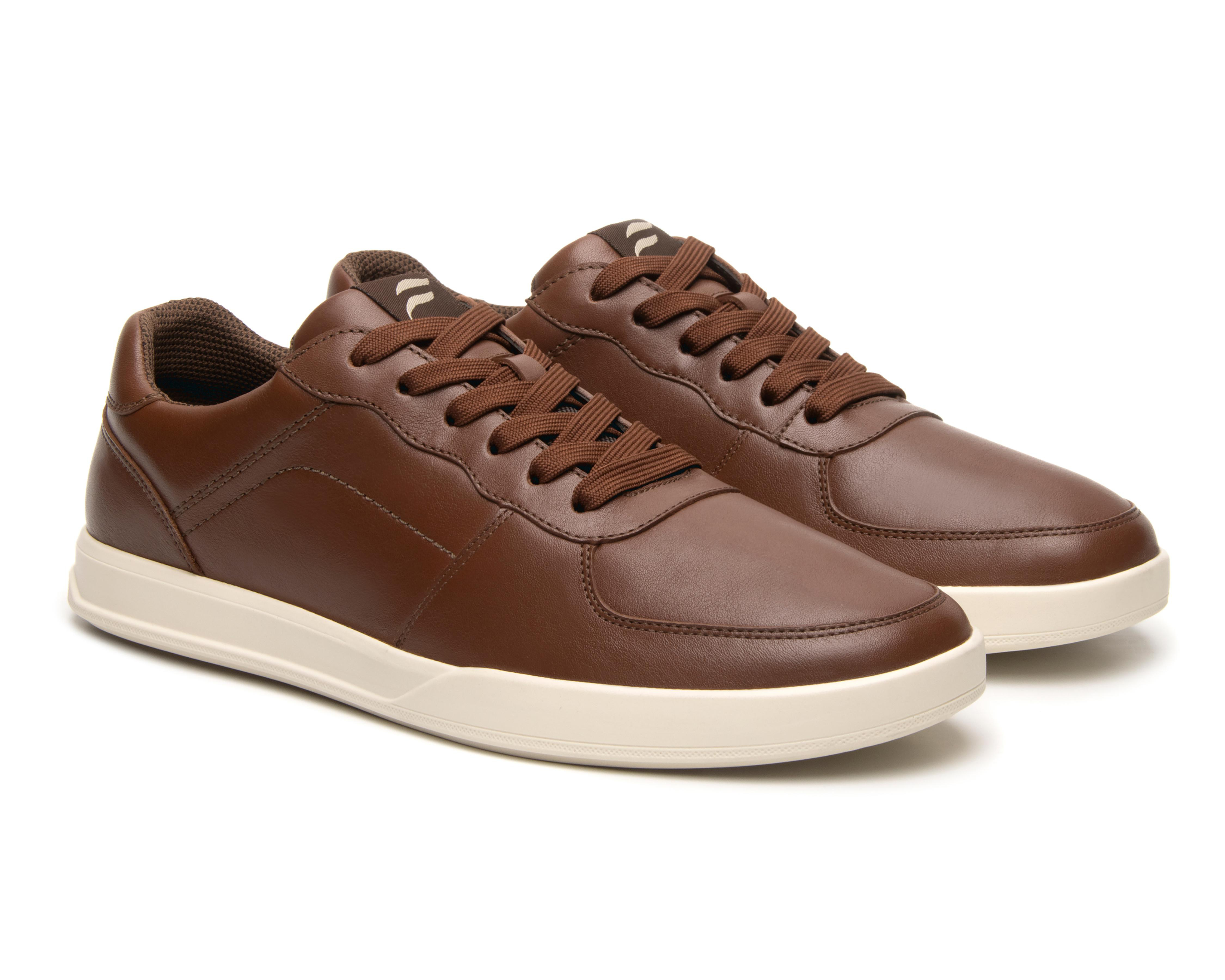 Tenis Casuales Flexi de Piel para Hombre