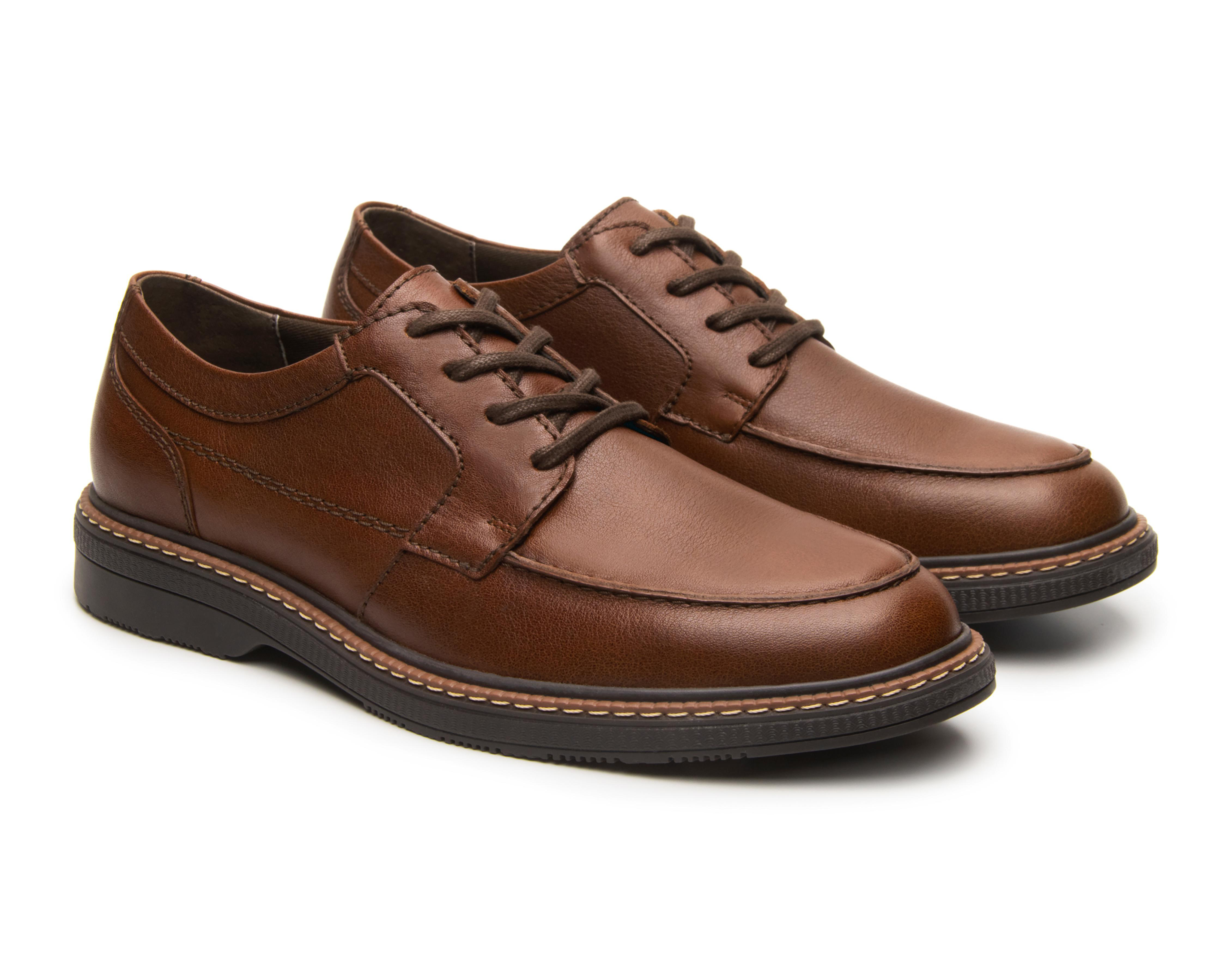 Foto 2 pulgar | Zapatos Casuales Flexi de Piel para Hombre