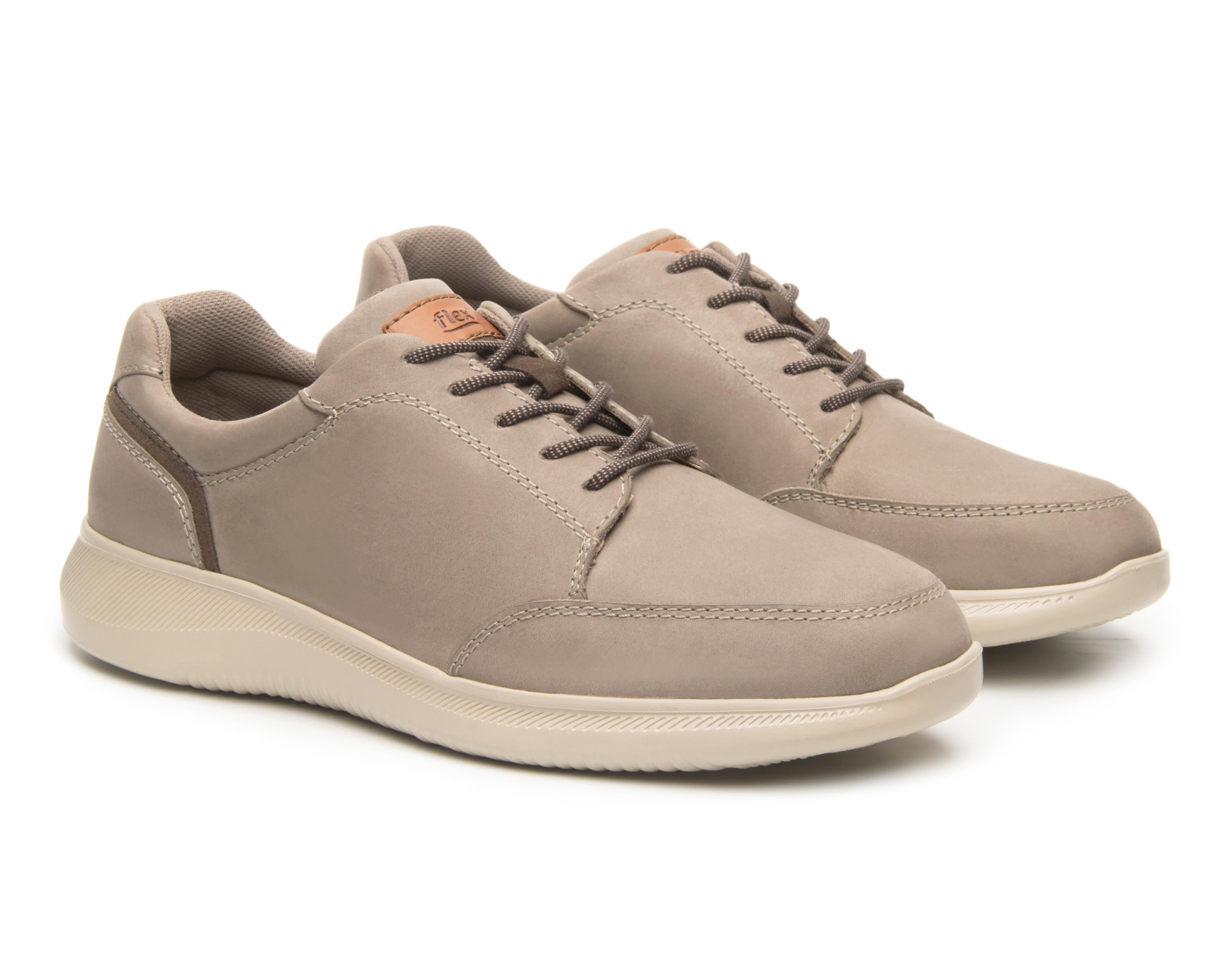 Tenis Casuales Flexi de Piel para Hombre