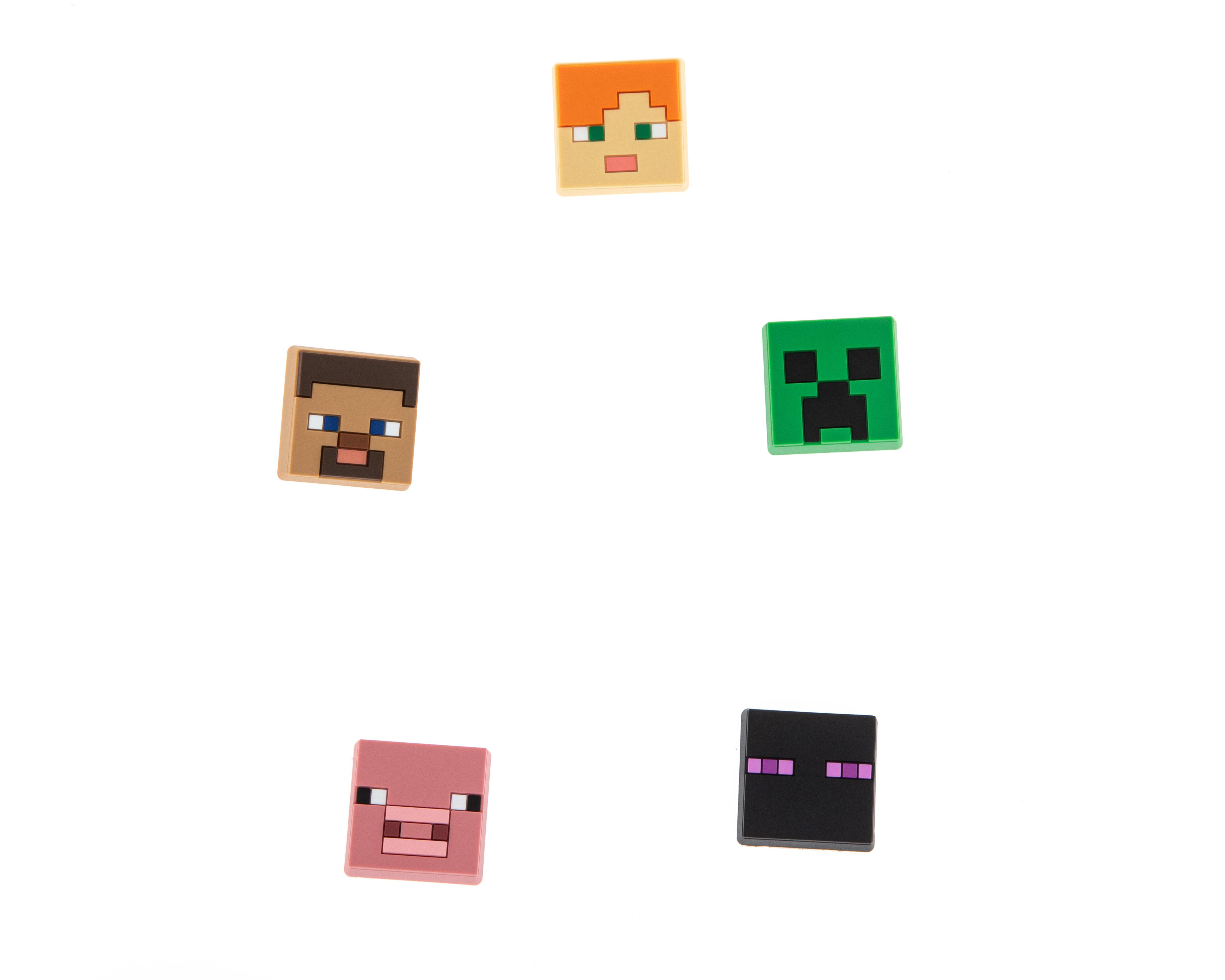 Foto 2 pulgar | Jibbitz para Crocs Minecraft 5 Piezas