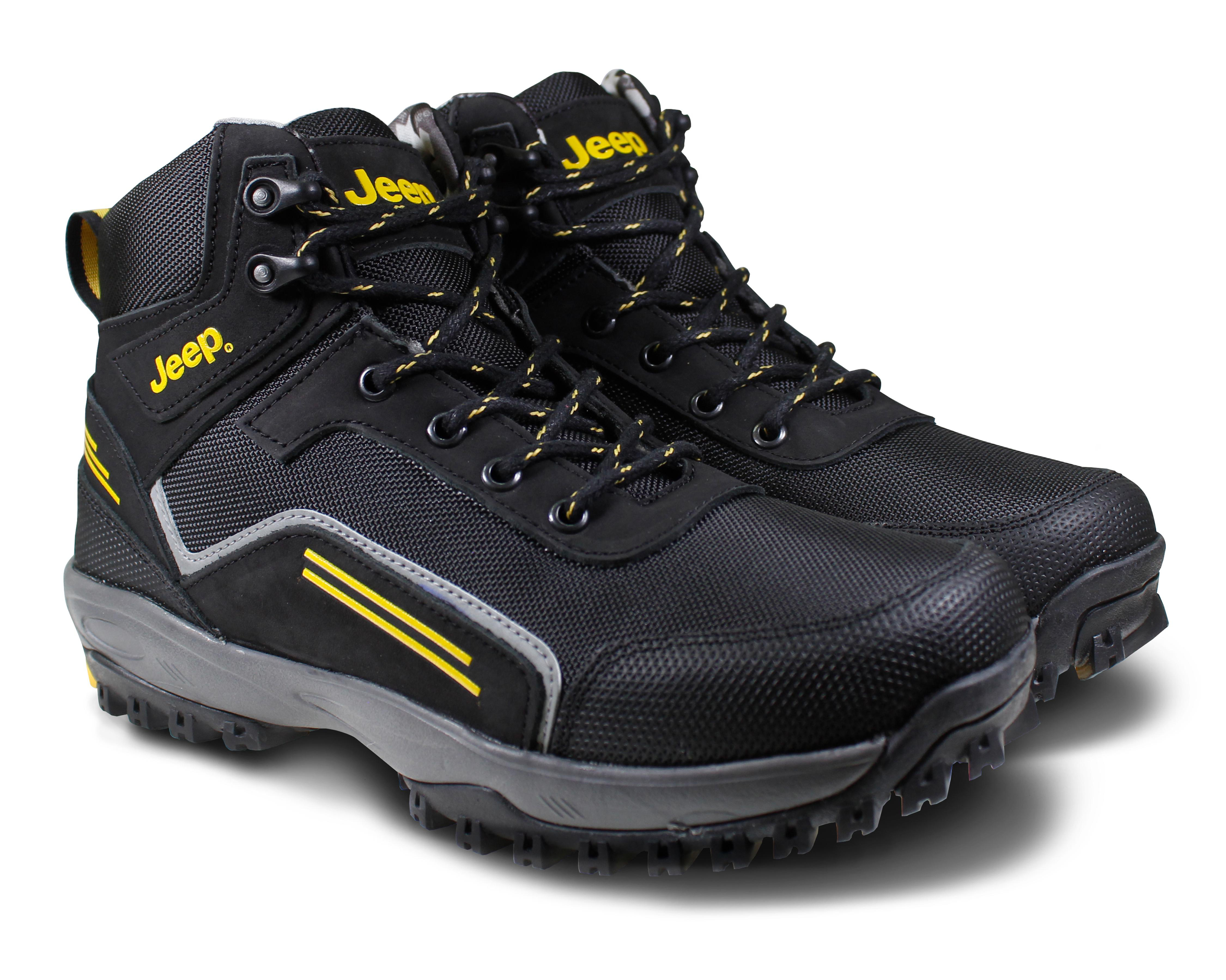 Foto 2 pulgar | Botas Outdoor Jeep de Piel para Hombre