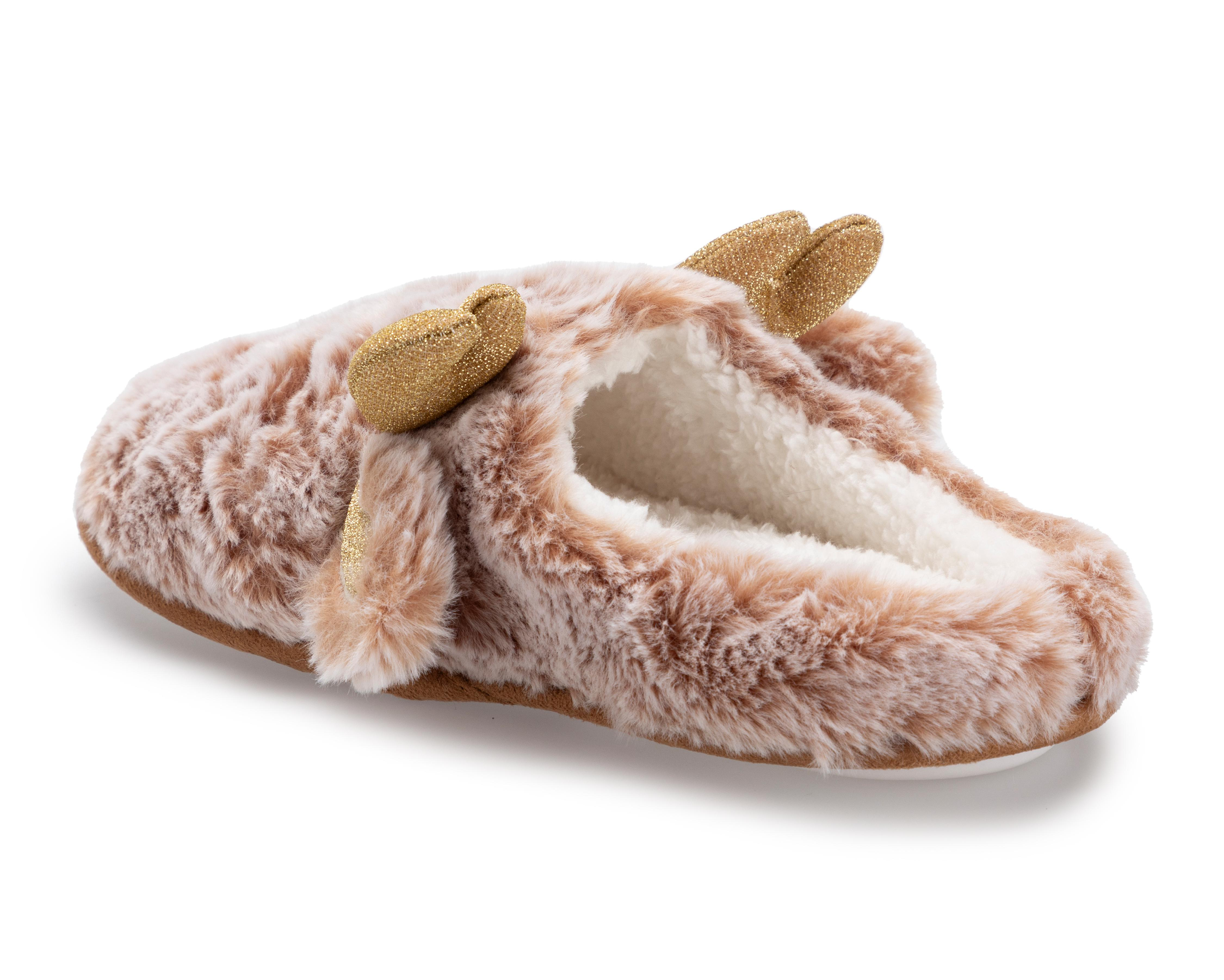 Foto 3 | Pantuflas de Reno para Mujer Beauty Secret