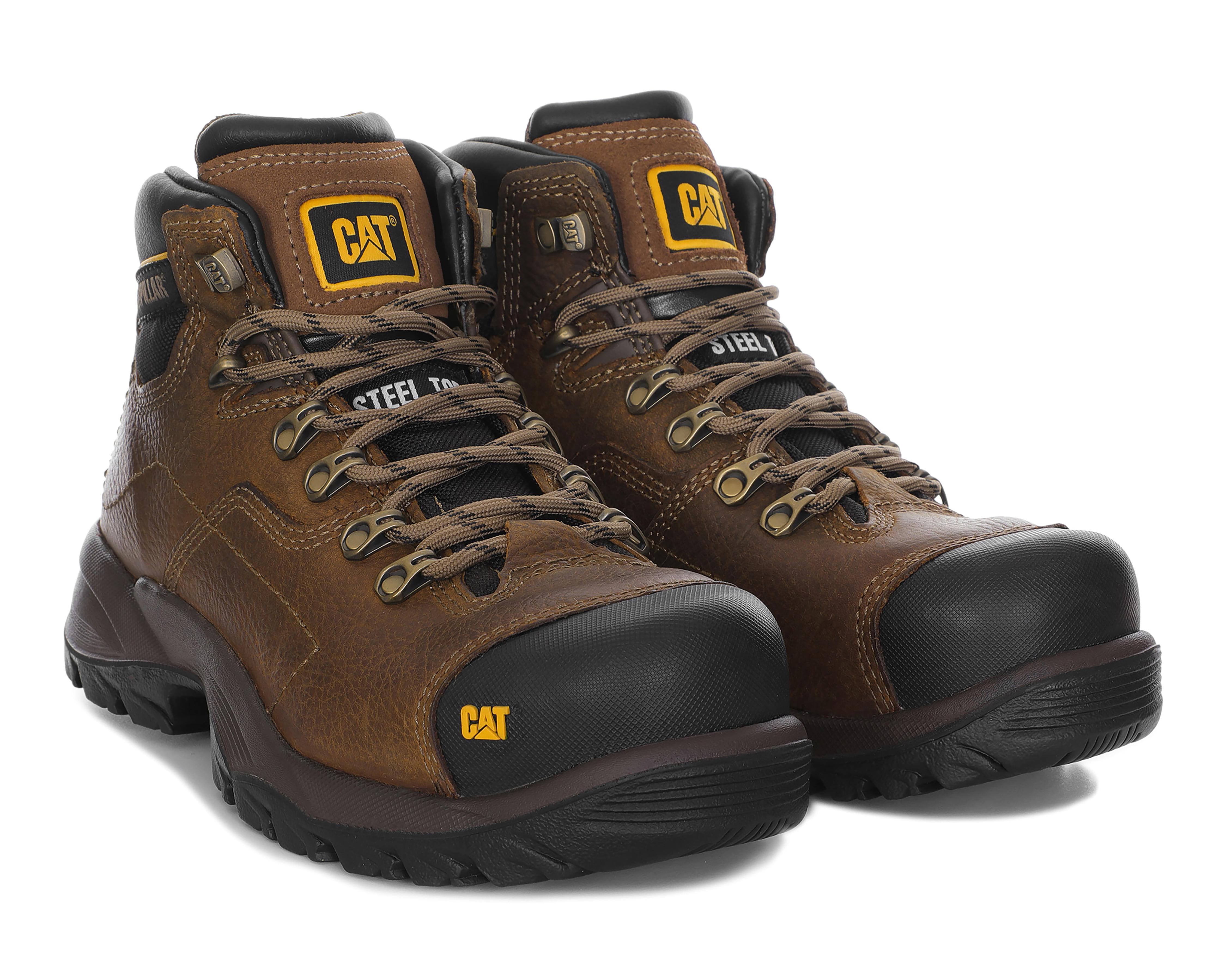 Botas de Trabajo CAT de Piel para Hombre