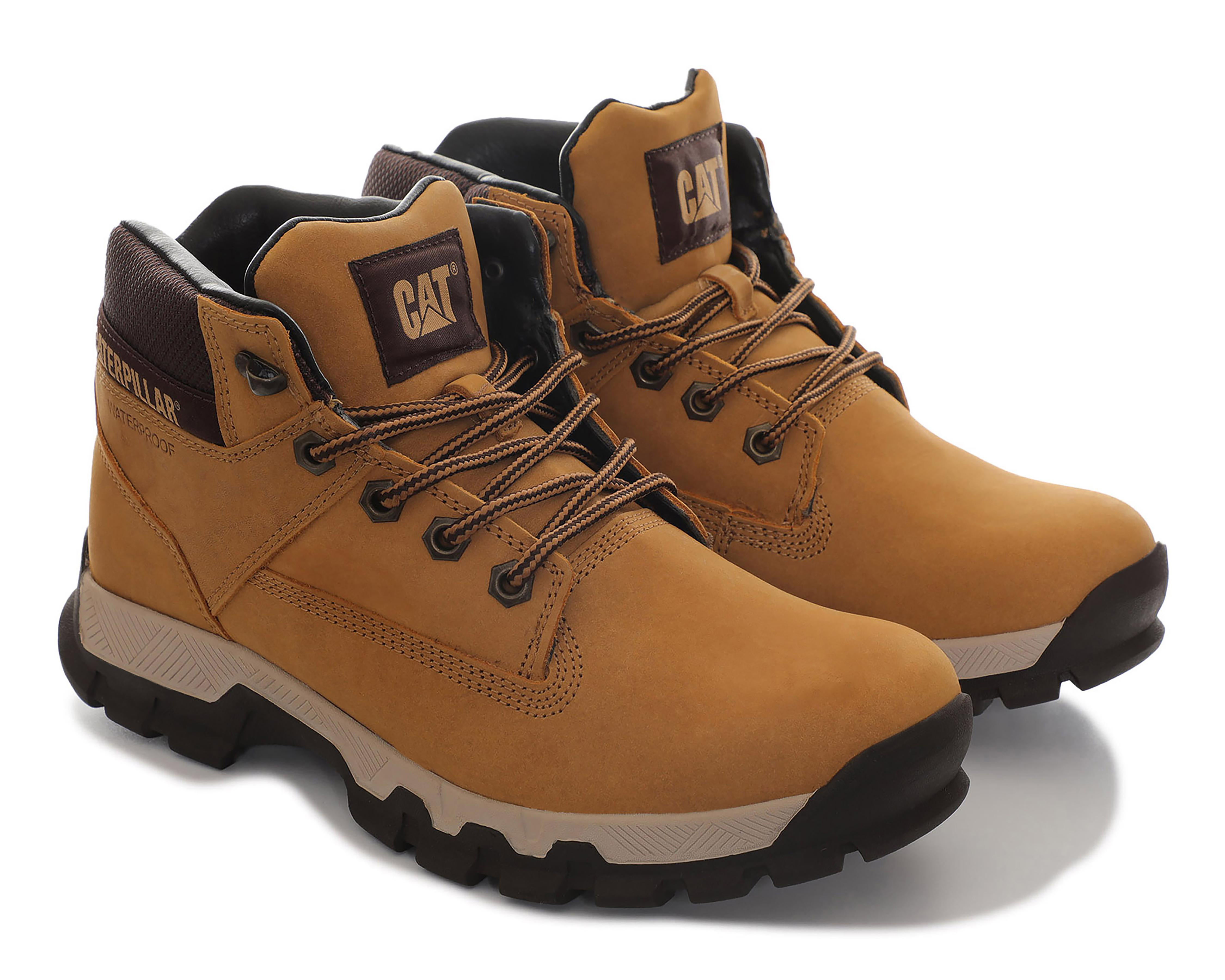 Botas de Trabajo CAT de Piel para Hombre