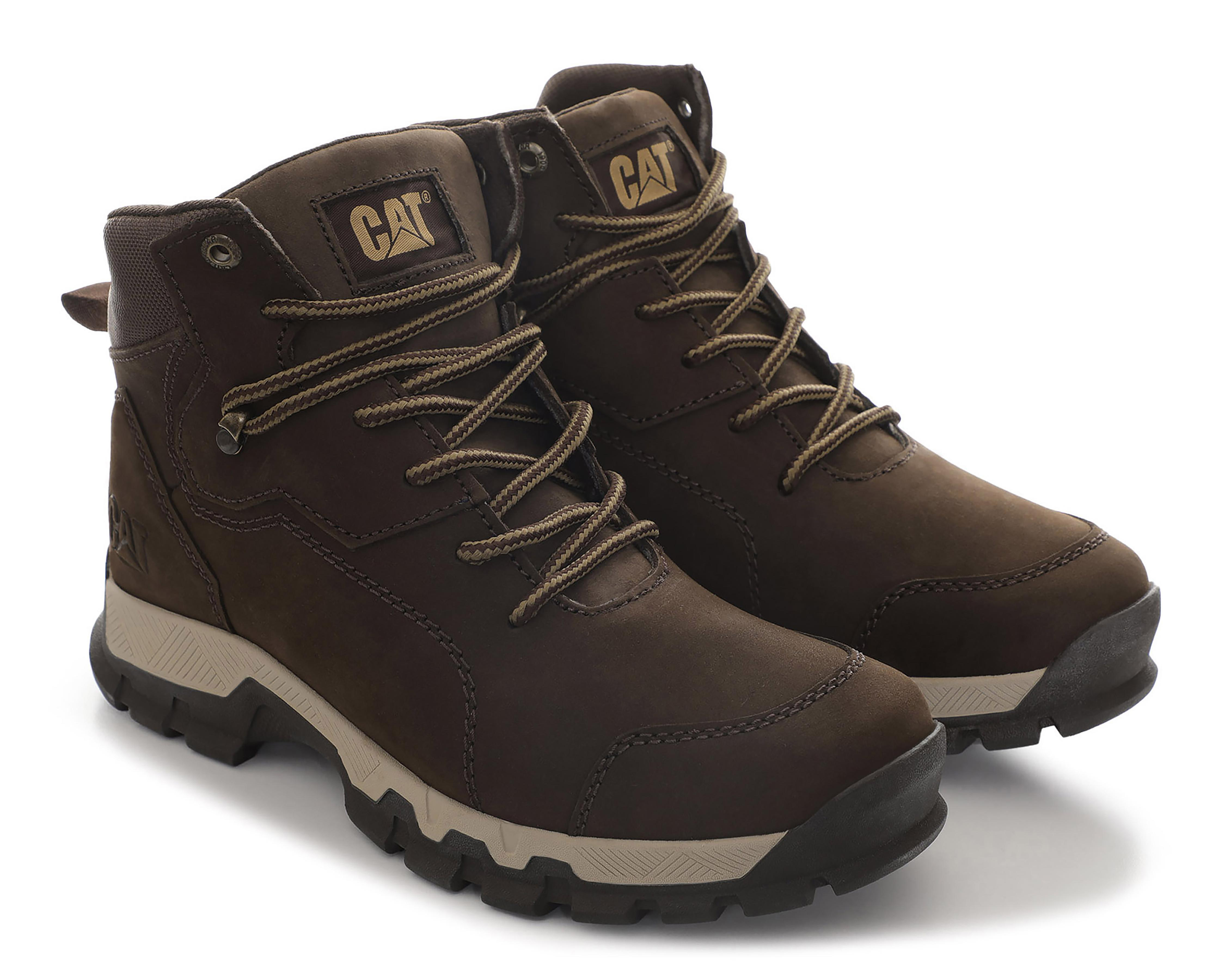 Foto 2 pulgar | Botas Casuales CAT de Piel para Hombre