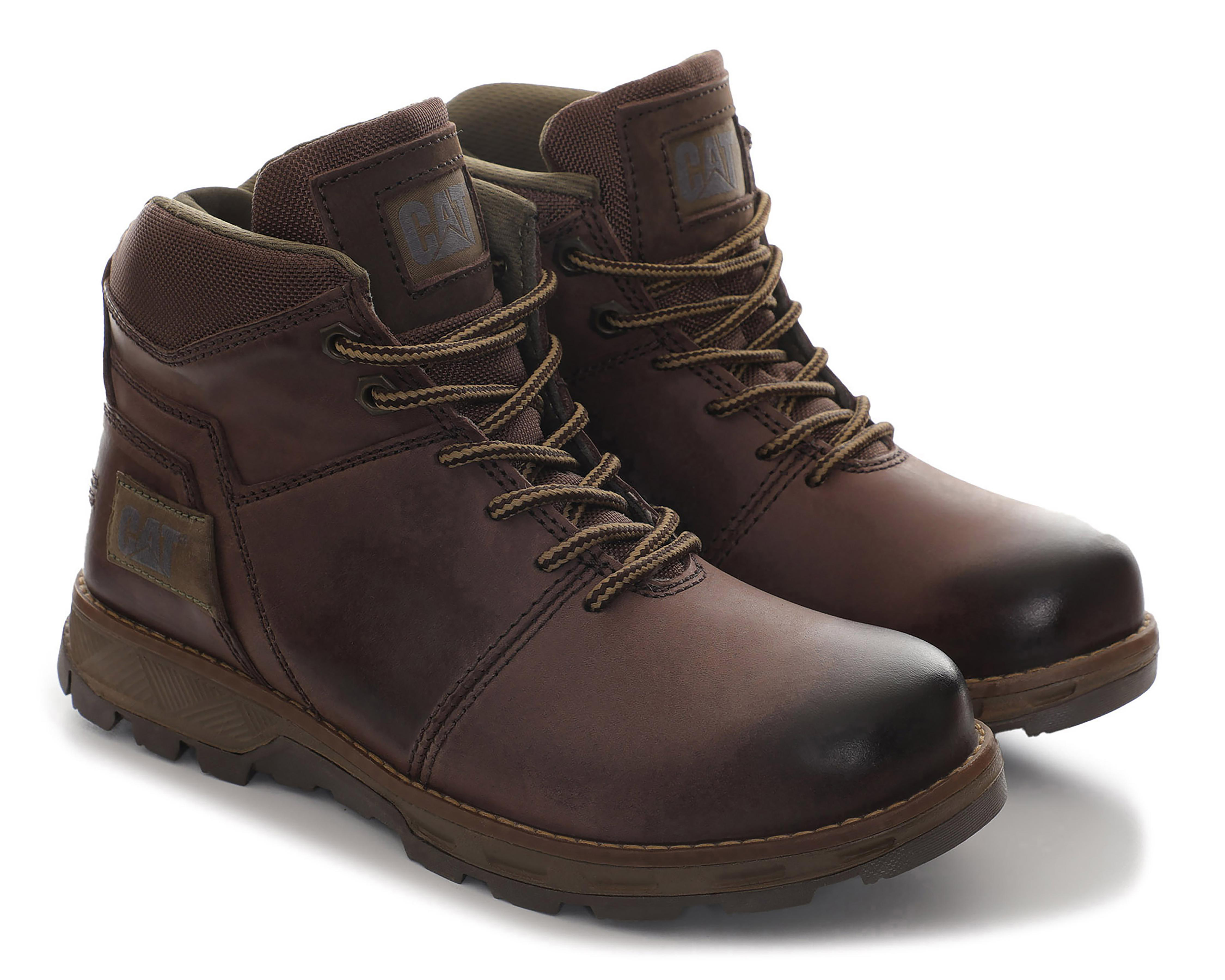 Botas Casuales CAT de Piel para Hombre