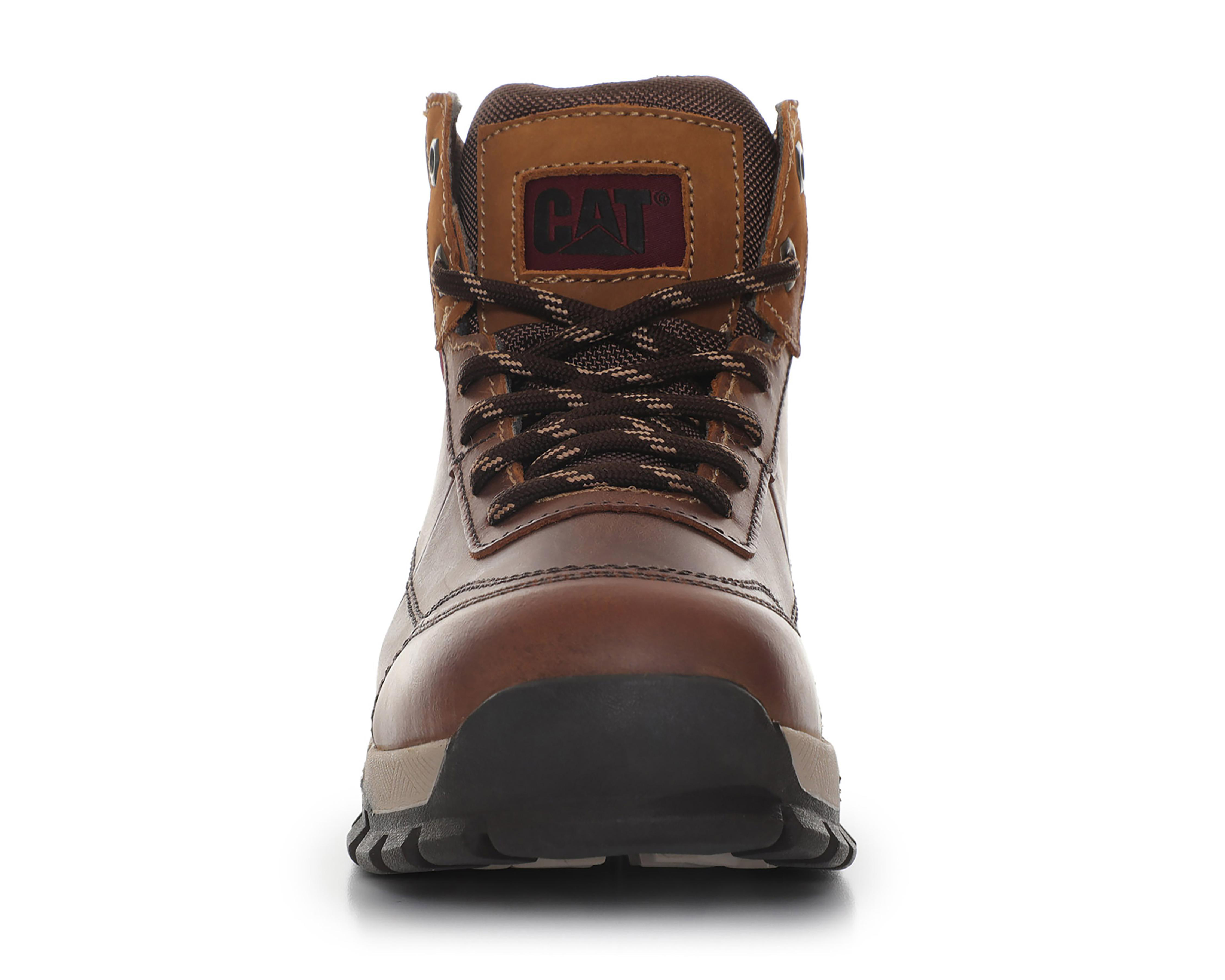 Foto 6 pulgar | Botas Casuales CAT de Piel para Hombre