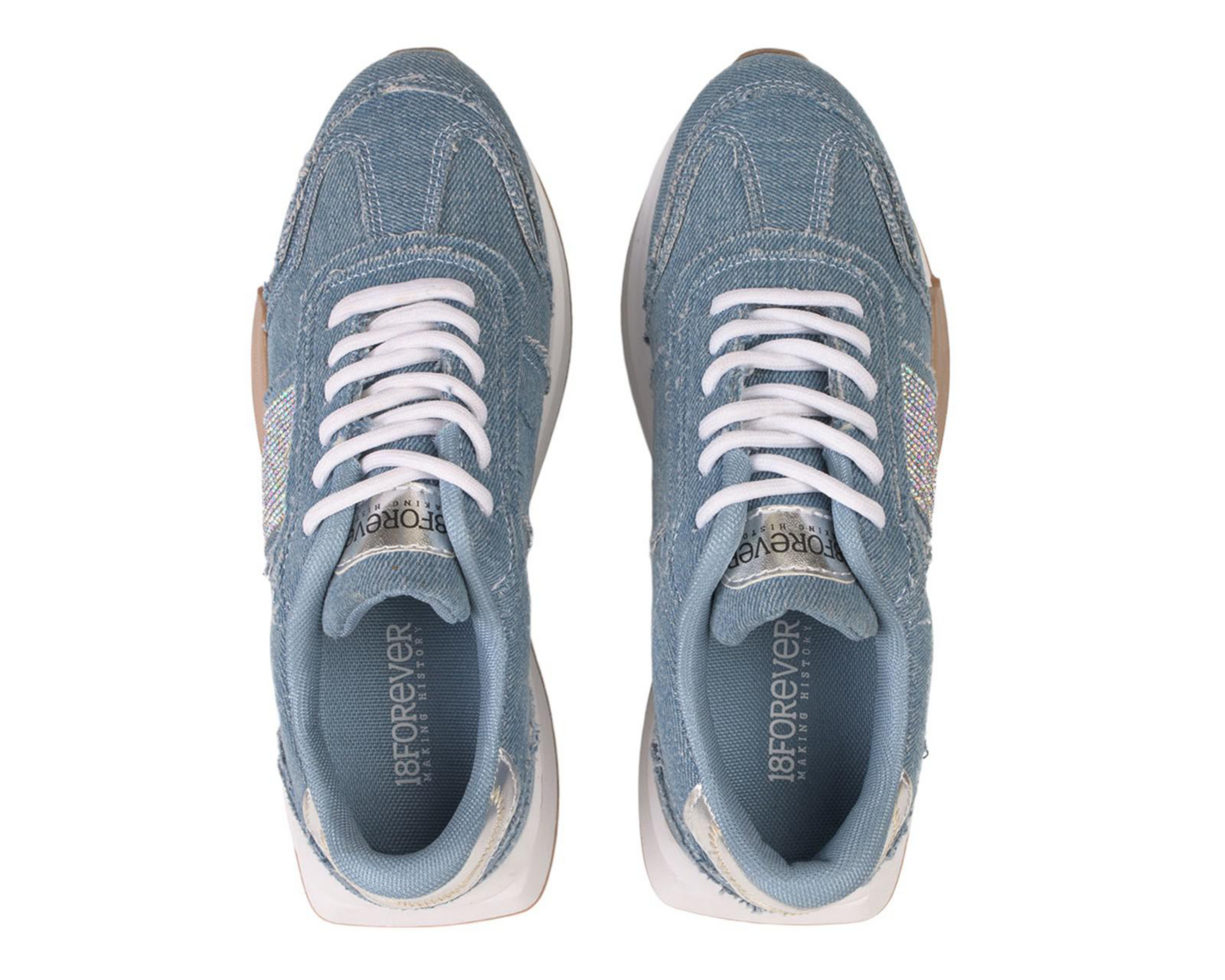 Foto 3 | Tenis Casuales 18 Forever para Mujer