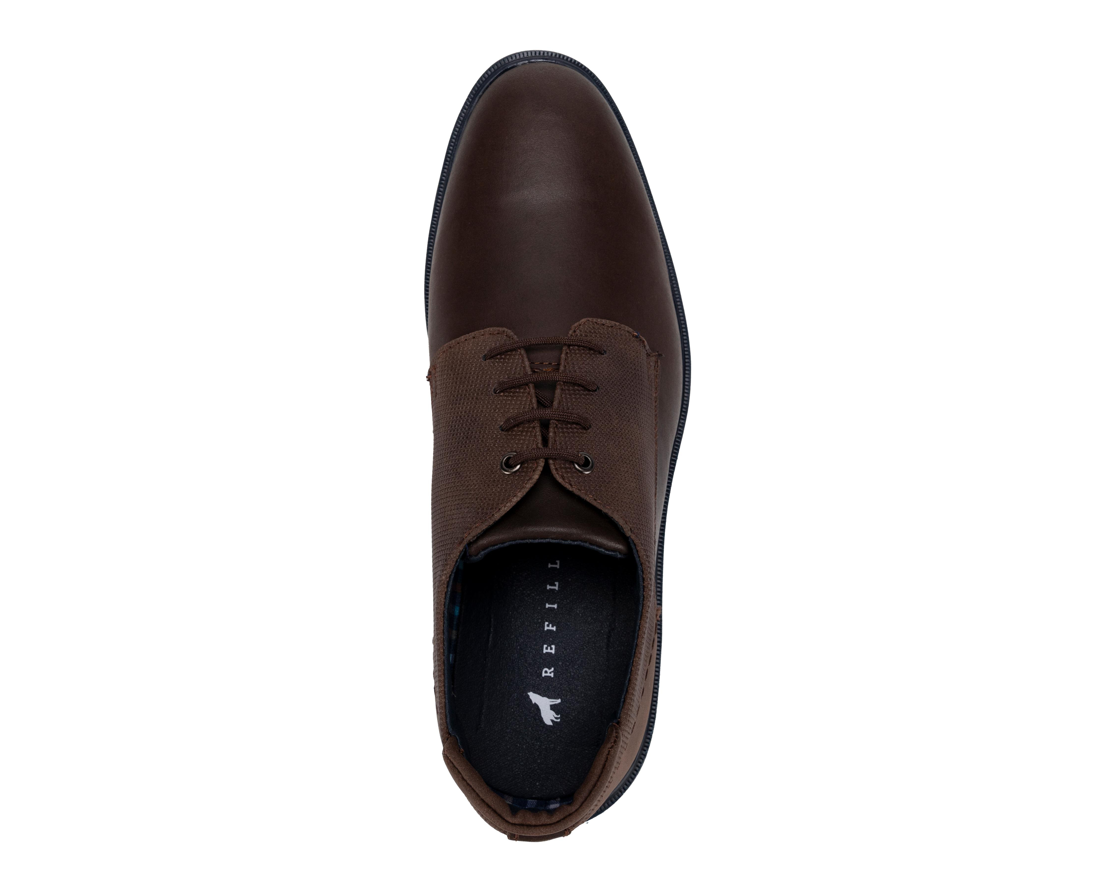 Foto 5 | Zapatos Casuales Refill de Piel para Hombre